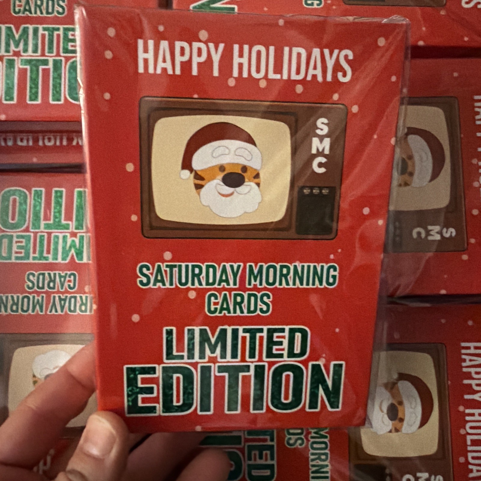2024 Saturday Morning Cards SMC Happy Holidays 1/1 Sketch Hard Signed Xmas 2024 Saturday Morning Cards SMC Happy Holidays 1/1 Sketch Hard Signed Xmas