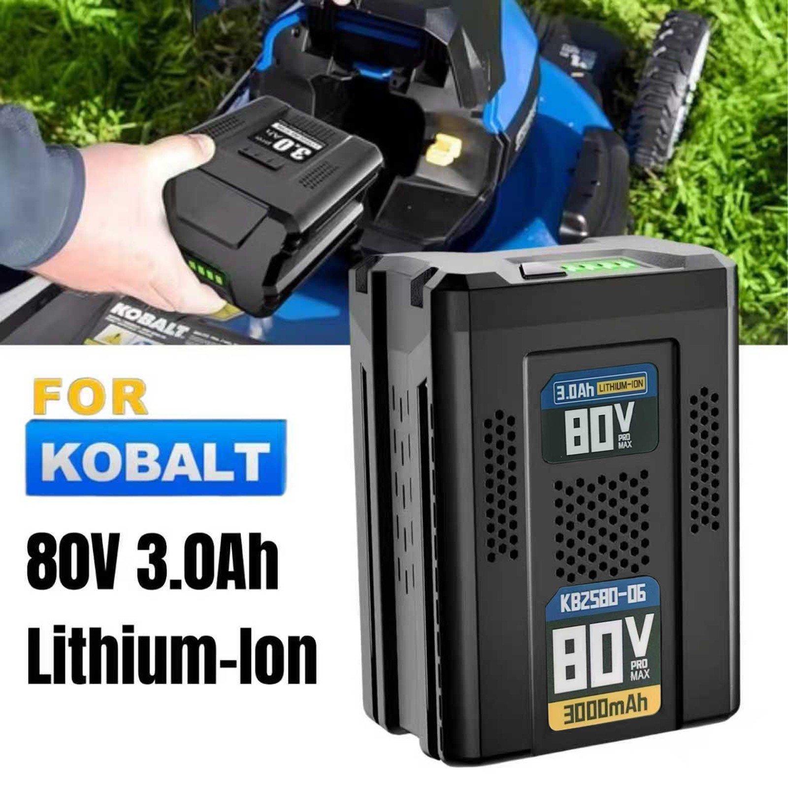 80V Battery For Kobalt KB2580-06 KB680-06 KB380-06 80 Volt Max 3.0AH Li-Ion US