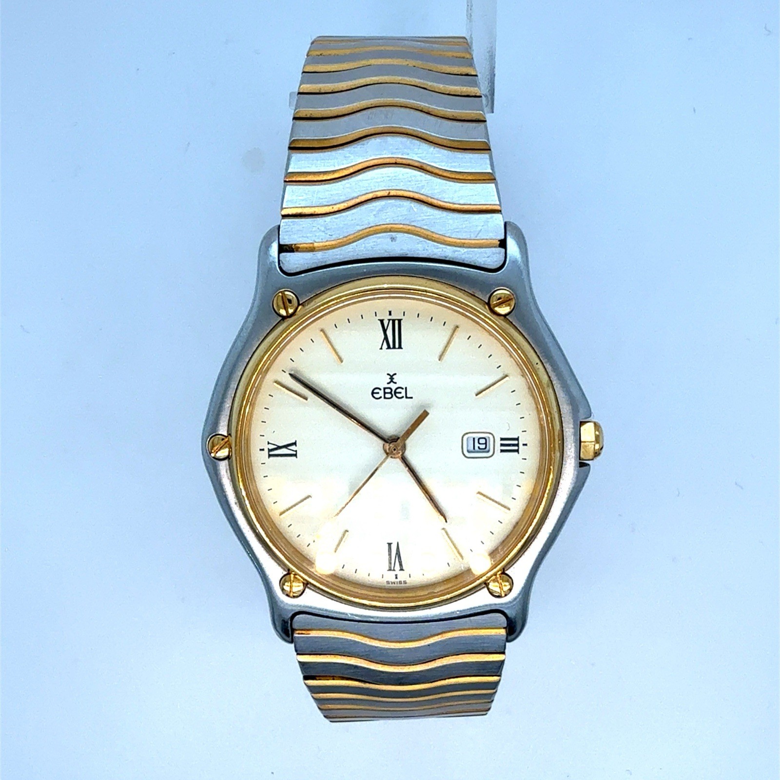 Ebel Sport Classic Wave Two Tone 18K Gold Bezel Stainless Steel Quartz Watch Ebel Sport Classic Wave Two Tone 18K Gold Bezel Stainless Steel Quartz Watch