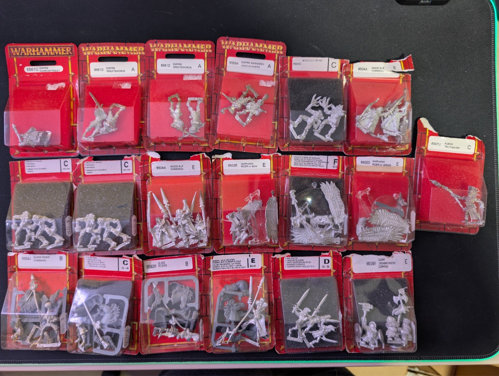 19 Warhammer: Old Hammer Blister Packs **ALL BNIB***