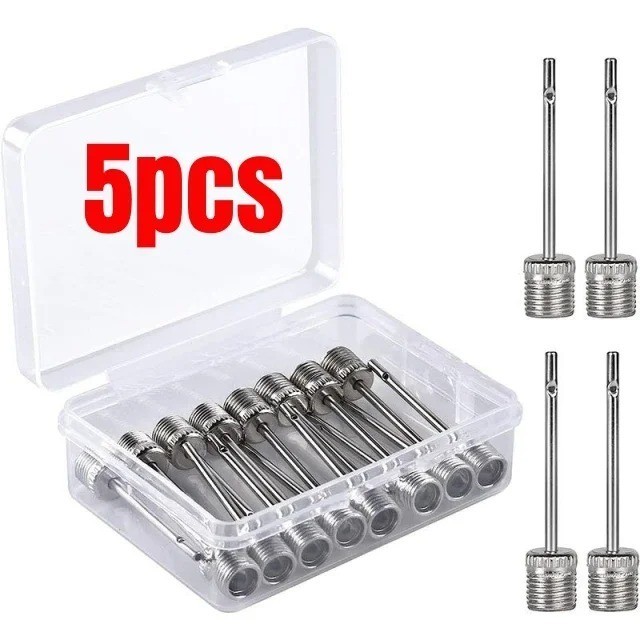 5/10/20PCS Sport Inflating Needle Pin Nozzle Football Basketball Soccer Air Pump