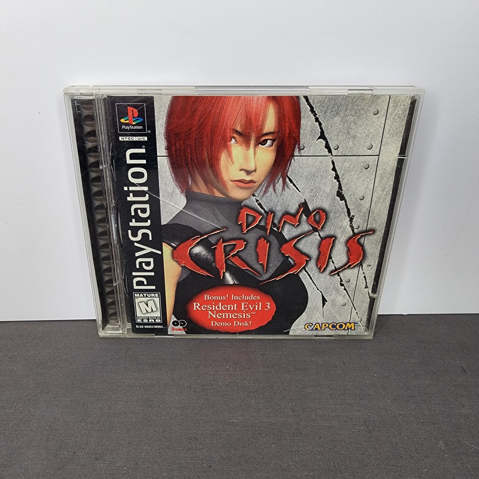 Dino Crisis (Sony PlayStation 1, 1999) Black Label With Manual Dino Crisis (Sony PlayStation 1, 1999) Black Label With Manual