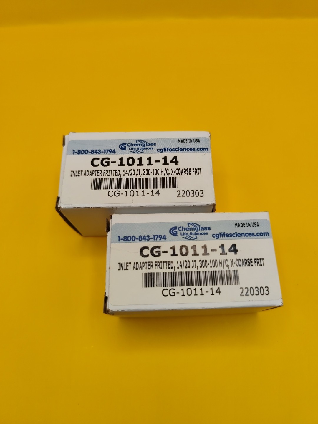 CHEMGLASS CG-1011-14 Adapter,Inlet,14/20