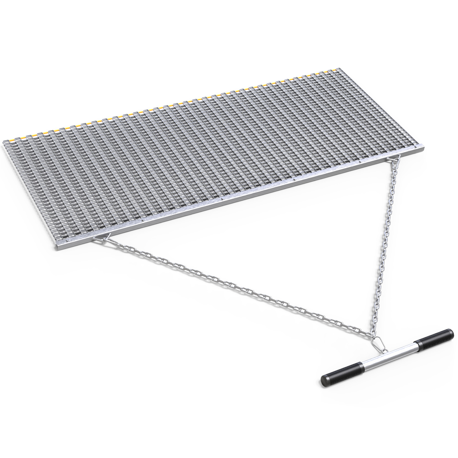 6\' x 3\' Drag Mat Heavy Duty Zinc & Steel Mesh Field Surface Leveling for ATV UTV