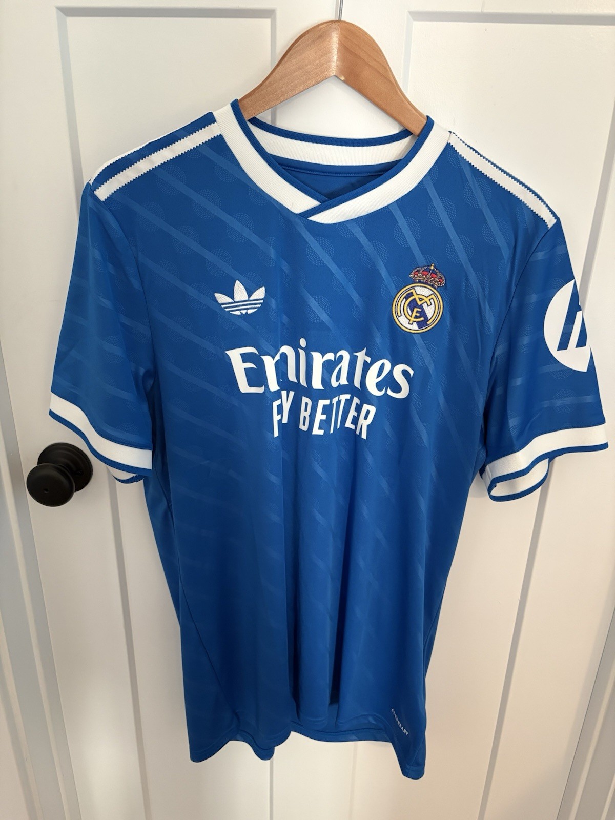 adidas Real Madrid Away Blue 25 26 Men’s jersey Stadium Fan - Large