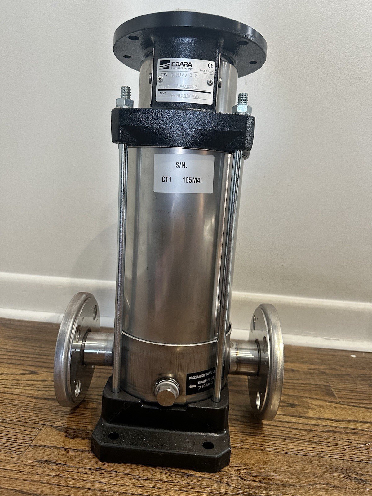 Ebara Pump EVMU3-9FS, Vertical Multistage Less Motor Ebara Pump EVMU3-9FS, Vertical Multistage Less Motor