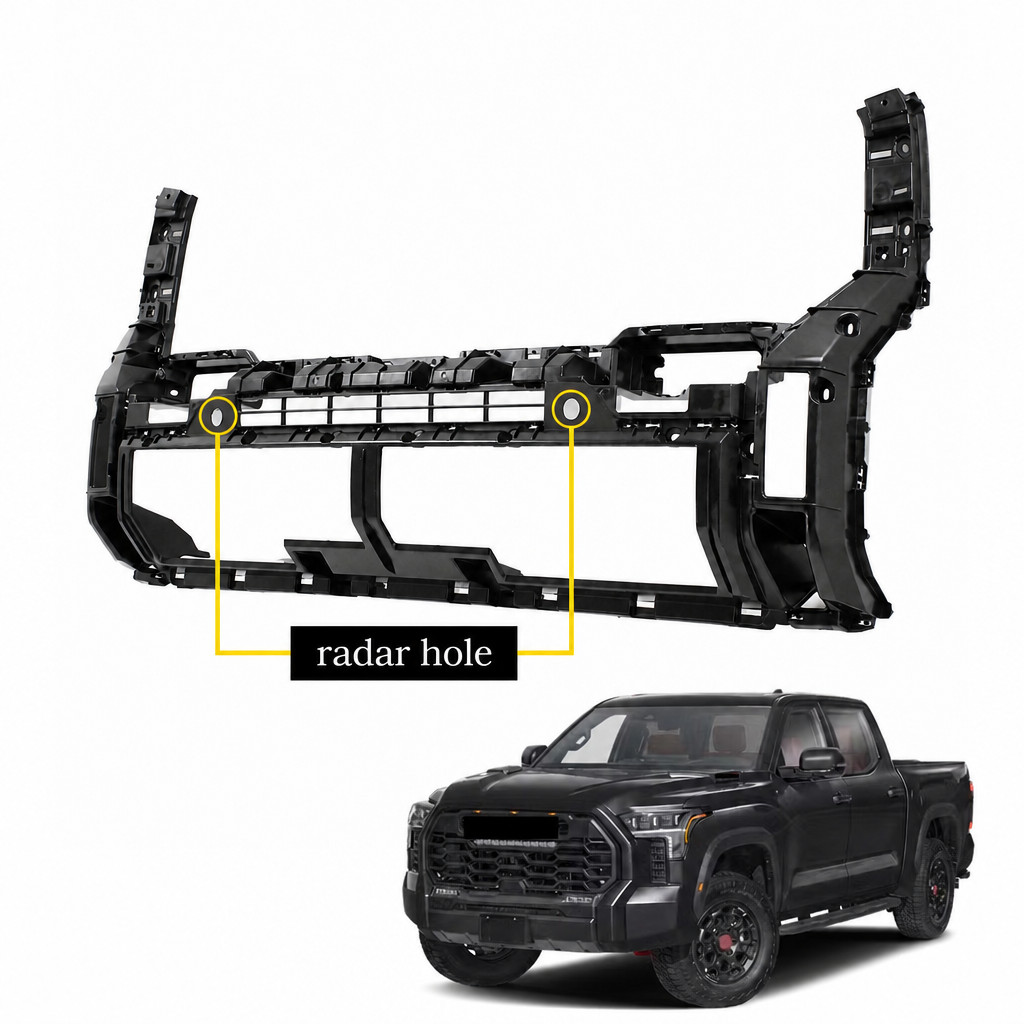 For 2022-2026 Toyota Tundra Front Lower Bumper Cover Support With Sensor Holes