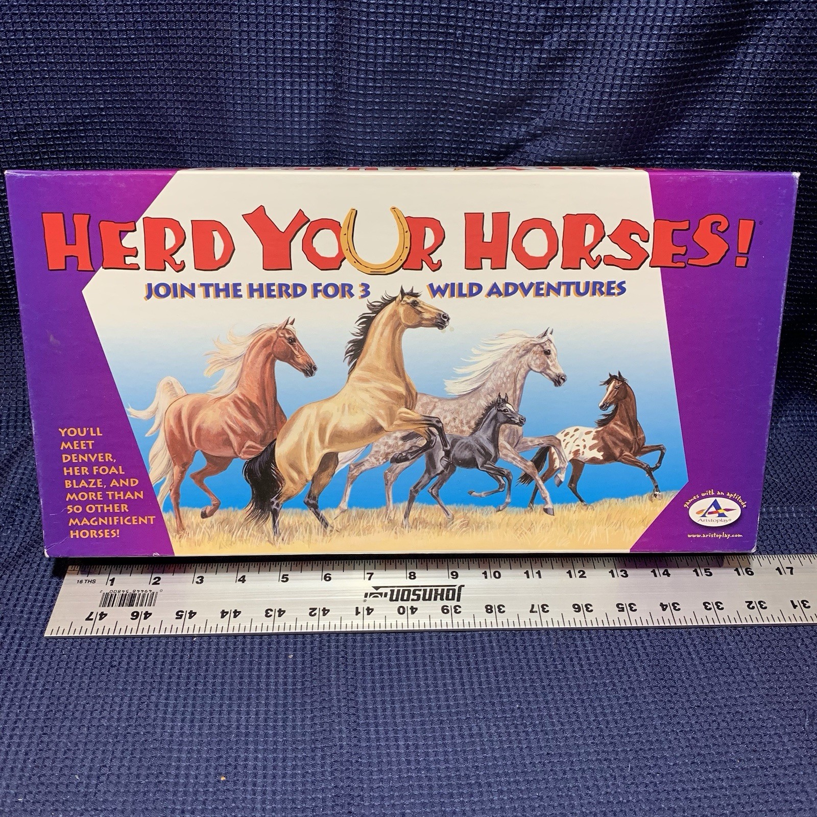 HERD YOUR HORSES - VINTAGE BOARD GAME - 100% COMPLETE - 2002 -Free Shipping