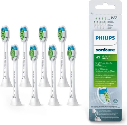 Philips Sonicare Optimal White W2 8x Packs for Toothbrush Heads White