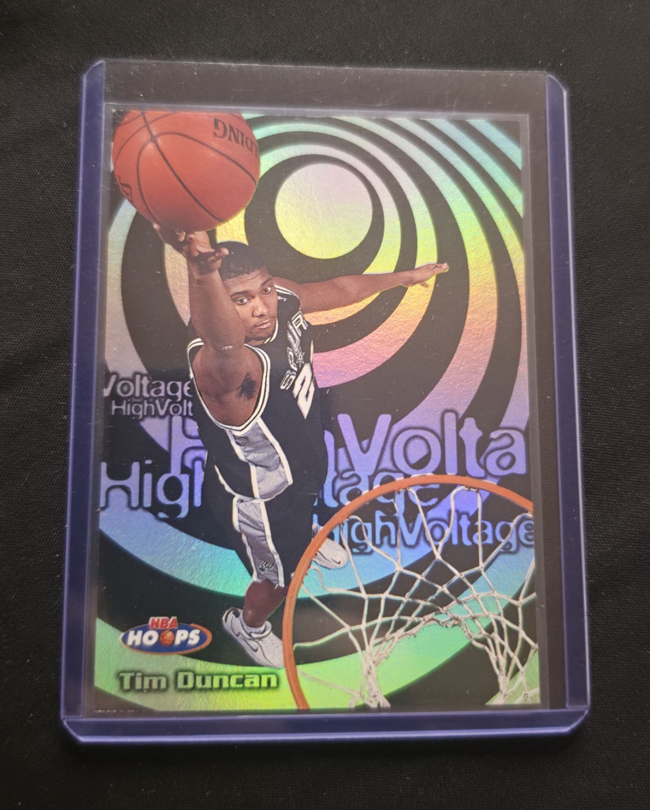 1997-98 NBA Hoops High Voltage Tim Duncan #15HV (RC)