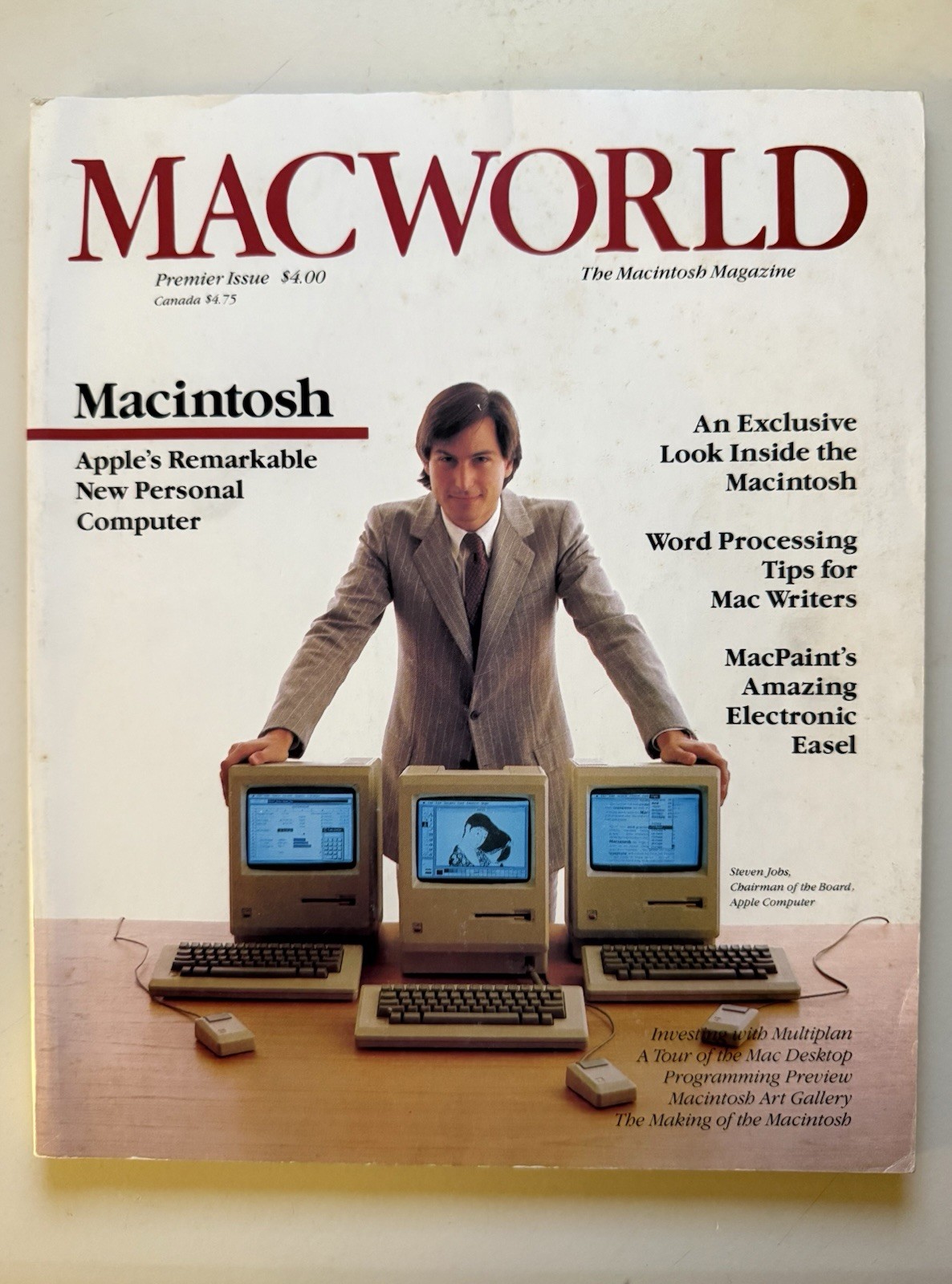 Vintage 1984 MacWorld First Premier Issue Vintage 1984 MacWorld First Premier Issue