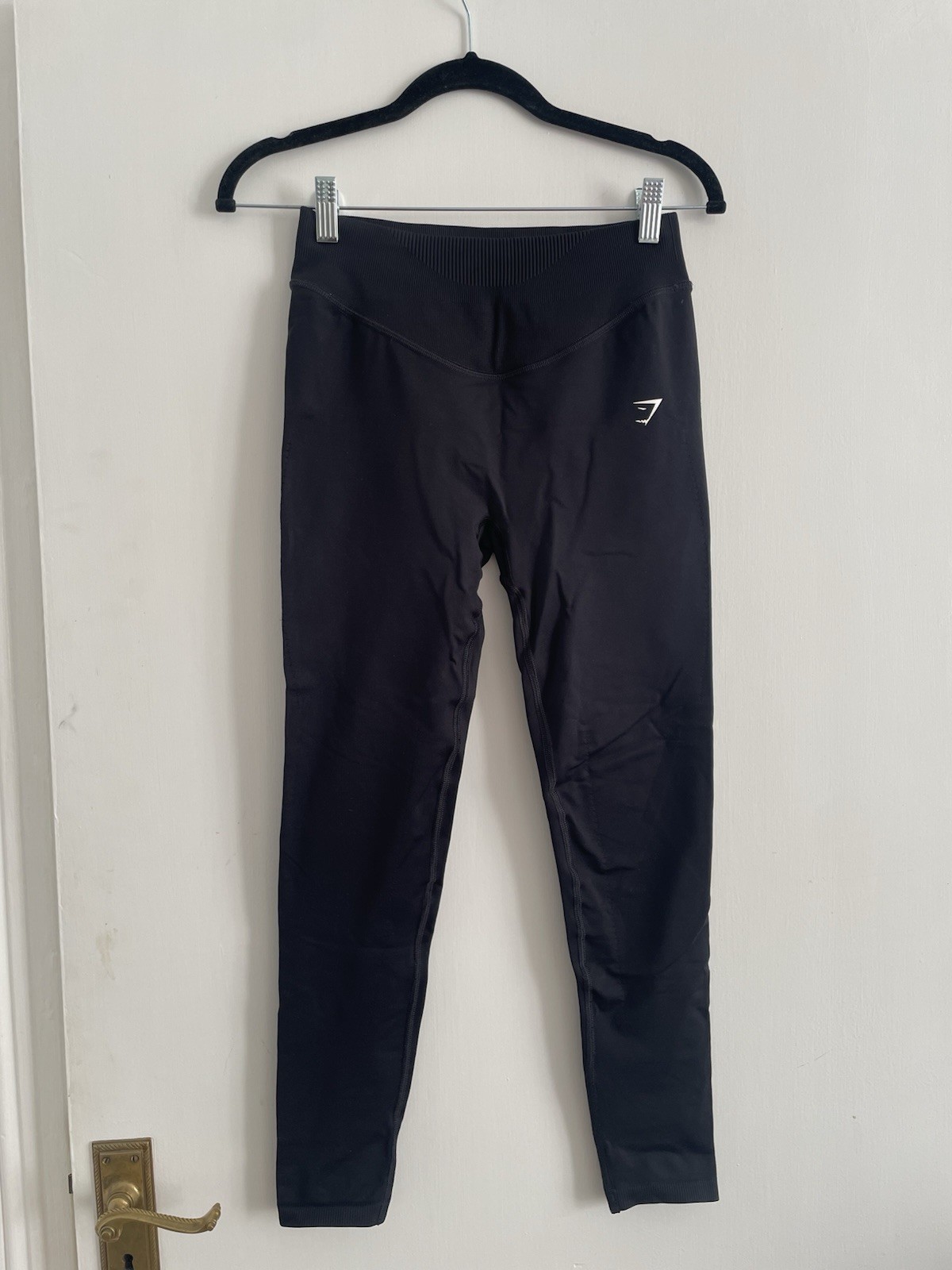 Gymshark Women’s Black High Waist Stretch Ankle Leggings Size S Gymshark Women’s Black High Waist Stretch Ankle Leggings Size S