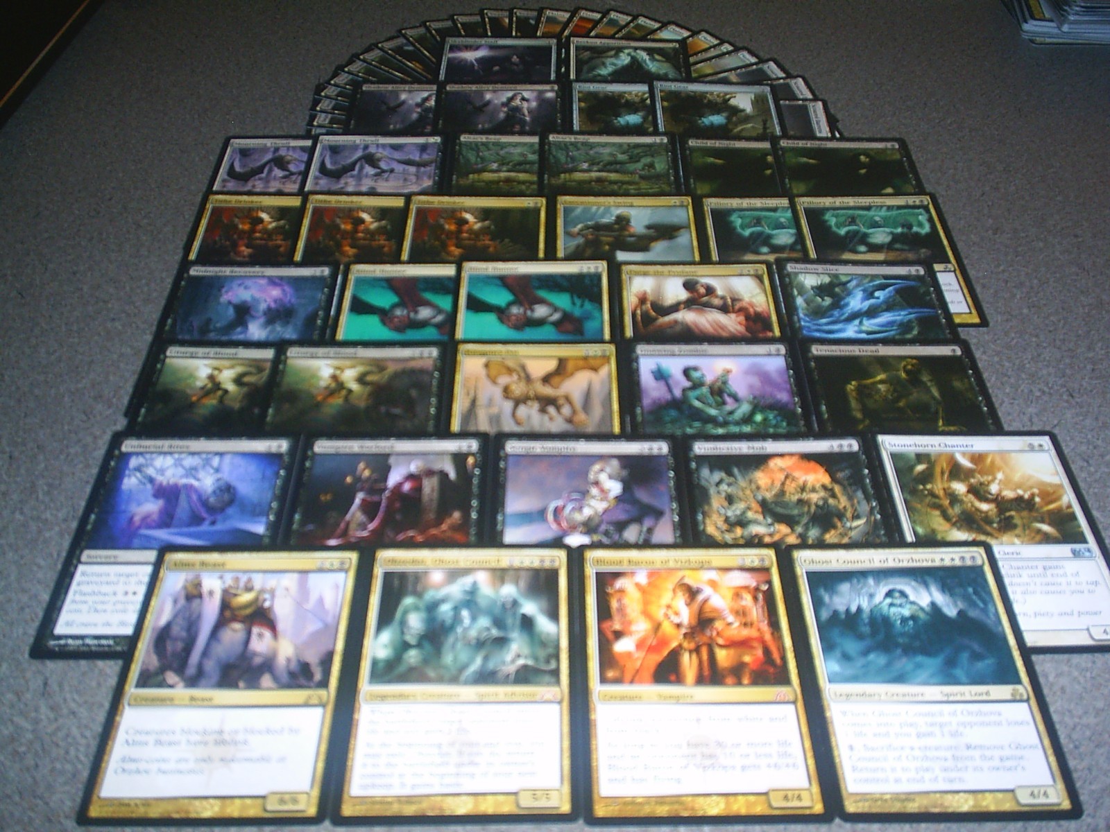 MTG Magic BLOOD BARON of VIZKOPA DECK Obzedat, Ghost Council Vampire EXTORT LOT