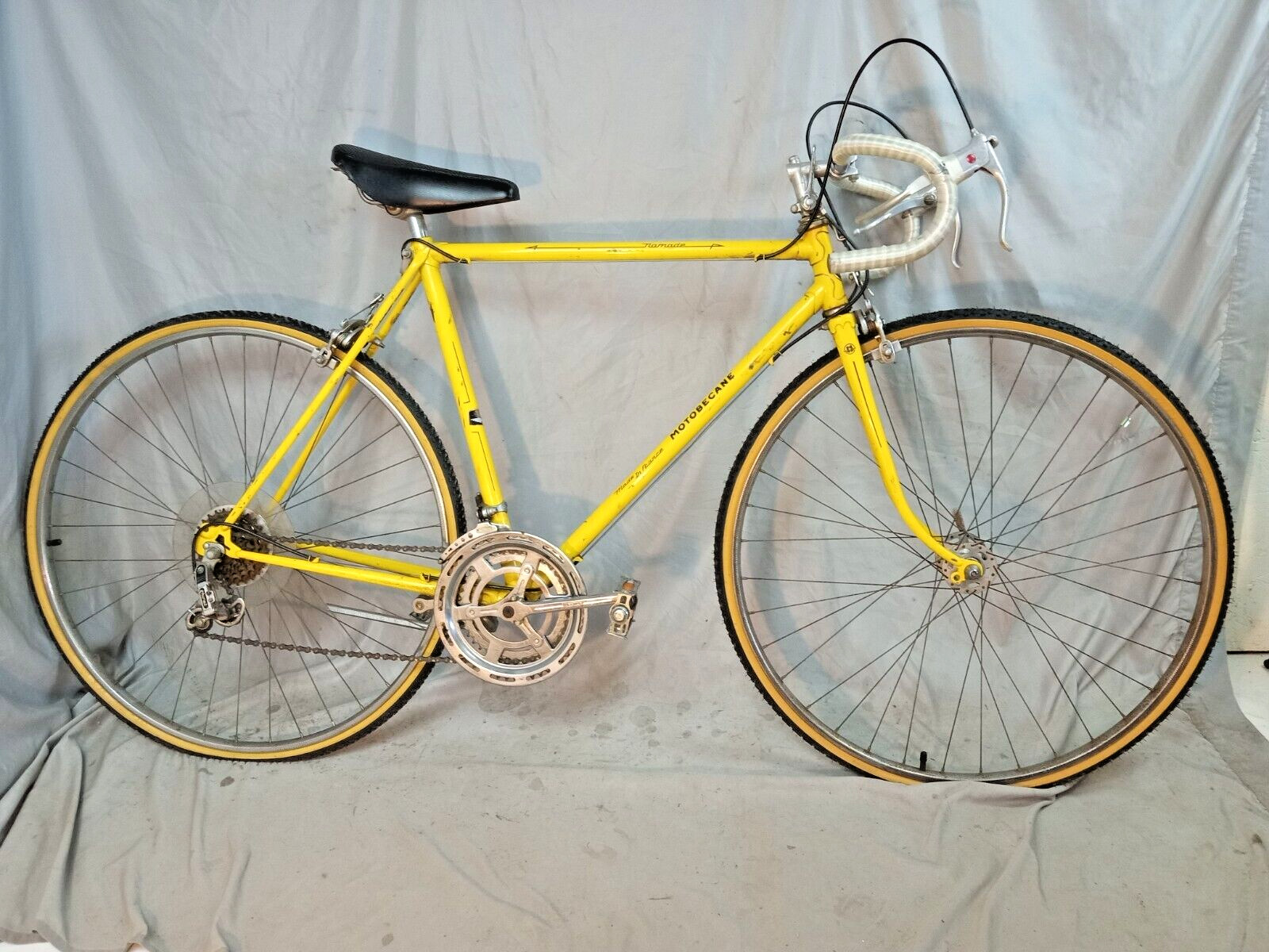 1973 Motobecane Nomade Touring Road Bike 54cm Small Lugged Steel French Huret