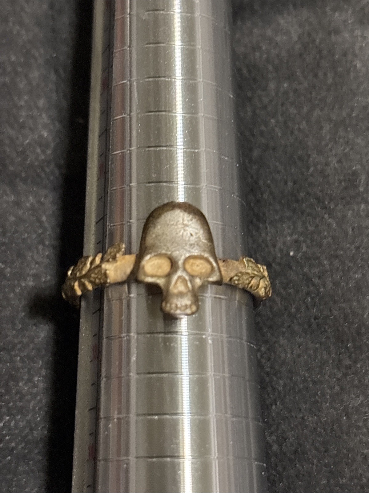 WWI WWII German Totenkopf Ring Silver WWI WWII German Totenkopf Ring Silver