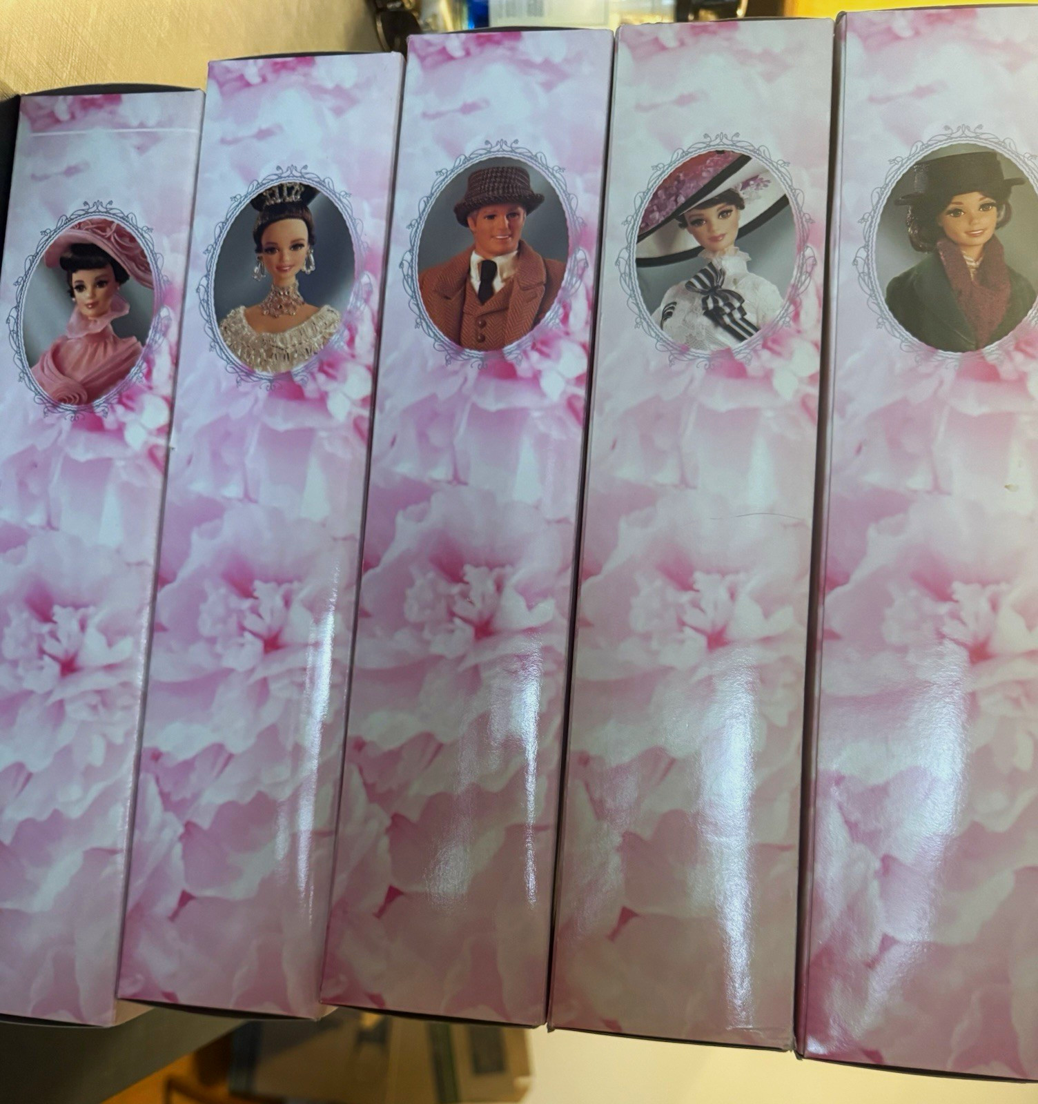 Mattel Barbie & Ken Hollywood Legends My Fair Lady Doll Lot of 5 11 in NRFB