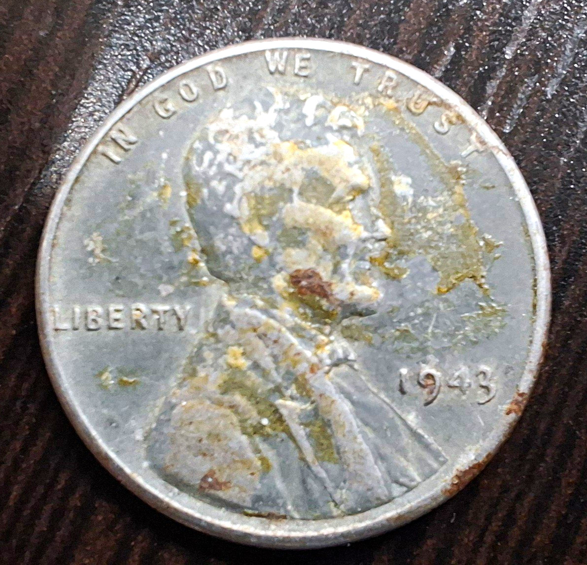 1943 Lincoln Wheat Small Cent Steel Business Strike Philadelphia KM#195 1943 Lincoln Wheat Small Cent Steel Business Strike Philadelphia KM#195
