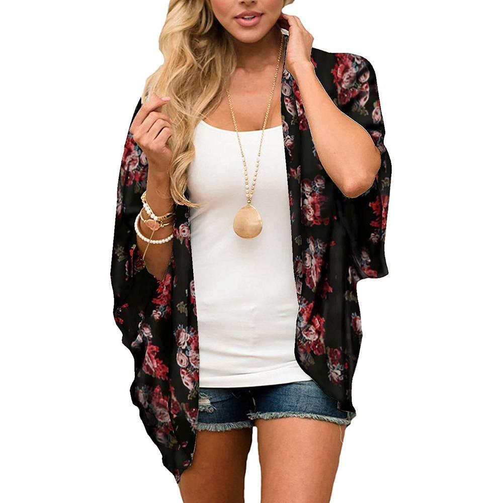 Haute Edition Women\'s Lightweight Summer Kimono Cardigan Cover Up Haute Edition Women\'s Lightweight Summer Kimono Cardigan Cover Up