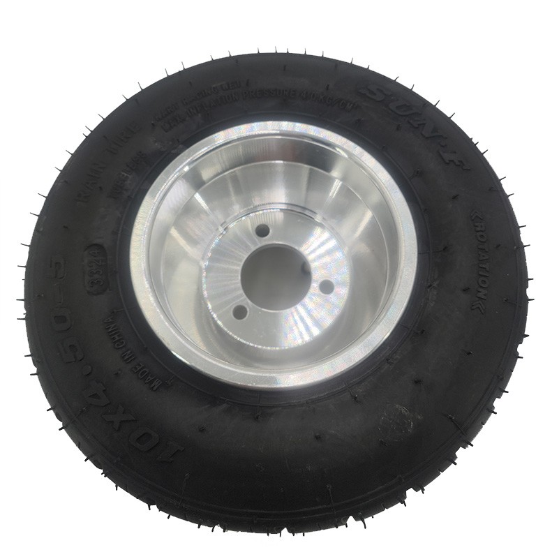 5\'\' 10x4.50-5 or 11x7.10-5 Rain Tire Wheel Rim for Drift Trike Go Kart Dirt bike