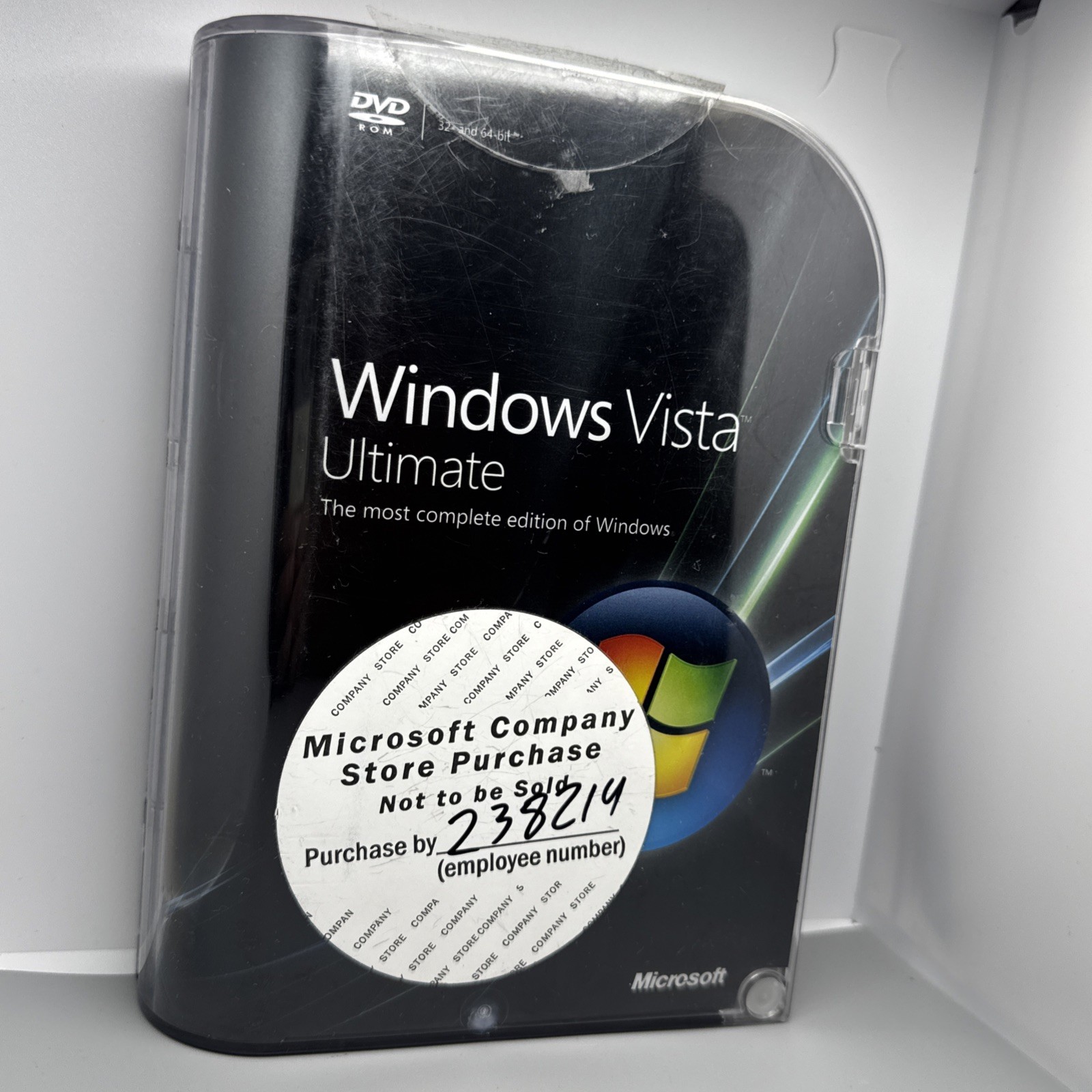 Rare Microsoft Windows Vista Ultimate Retail Box 32 & 64-bit with Key