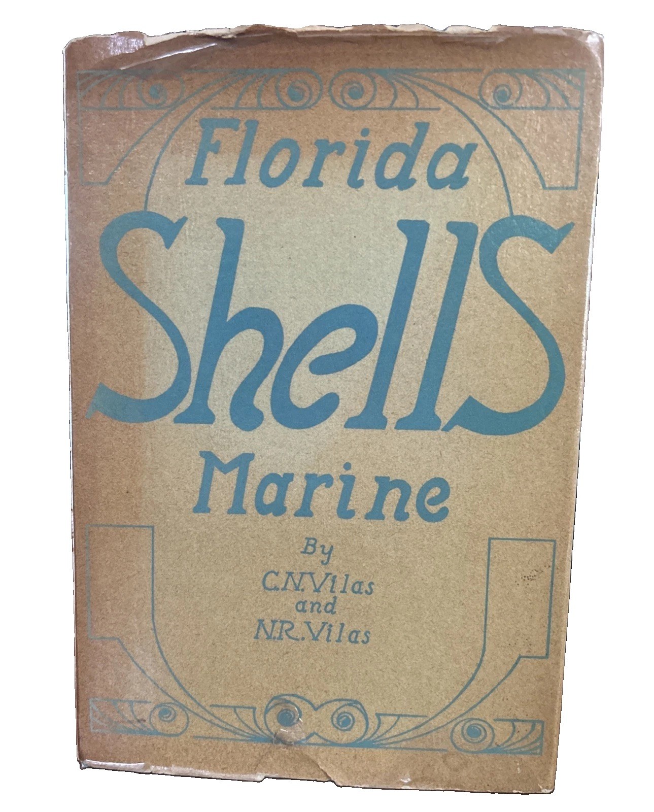 1st Ed  CN & NR Vilas FLORIDA MARINE SHELLS Aberdeen Press  1945 HCDJ VG