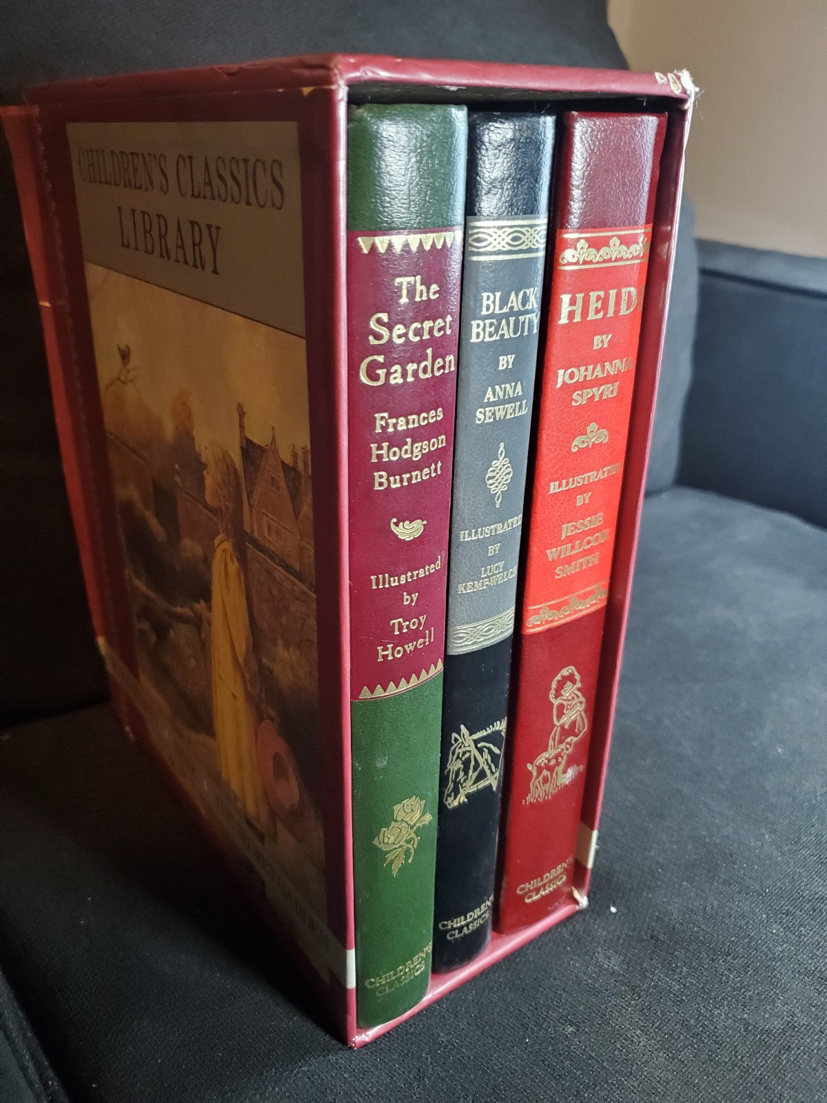 Vintage Children's Classics Library - Black Beauty Heidi Secret Garden 1986 HC
