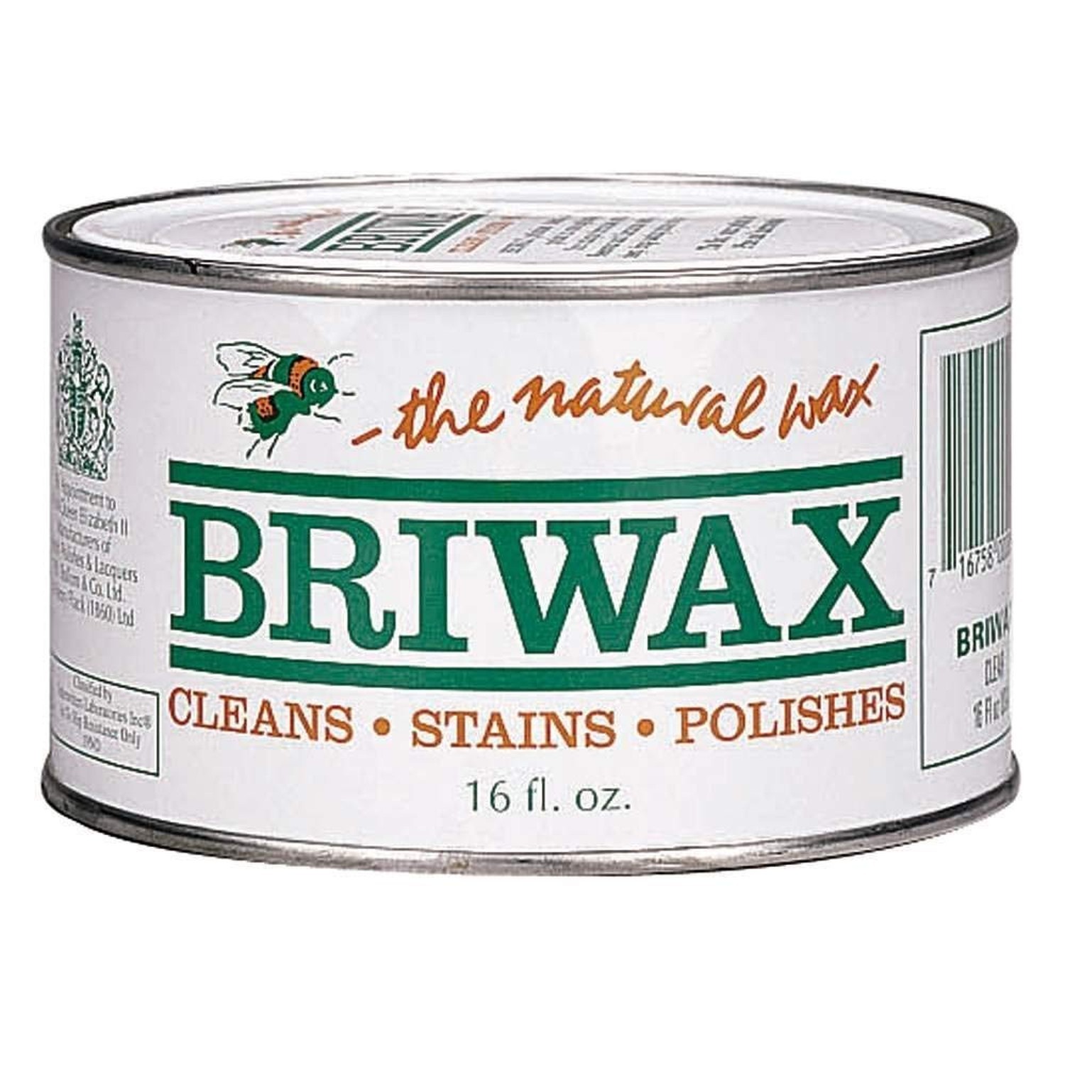 Briwax Original Wax Polish - Ebony - 1Lb Briwax Original Wax Polish - Ebony - 1Lb