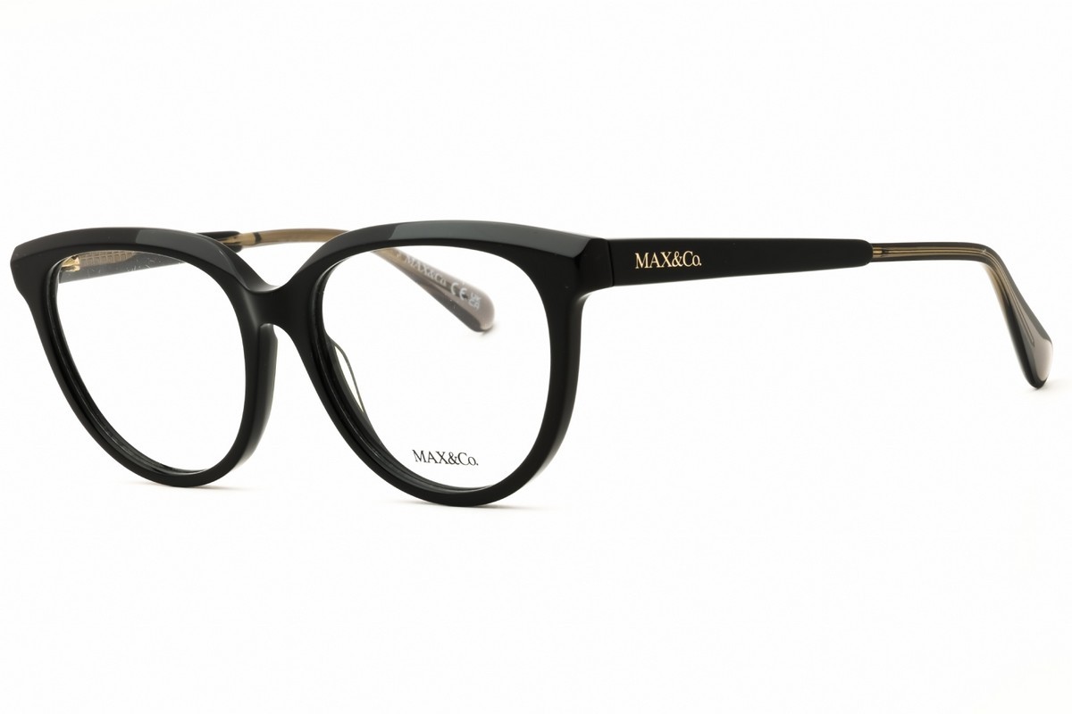 MAX & CO MO5125-001-53 Eyeglasses Frame Size 53mm 16mm 140mm BLACK Women 889214
