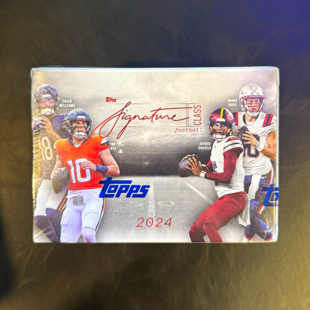 Topps 2024 Signature Class NFL Football Sealed Retail Box 42 Cards Odyssey SP