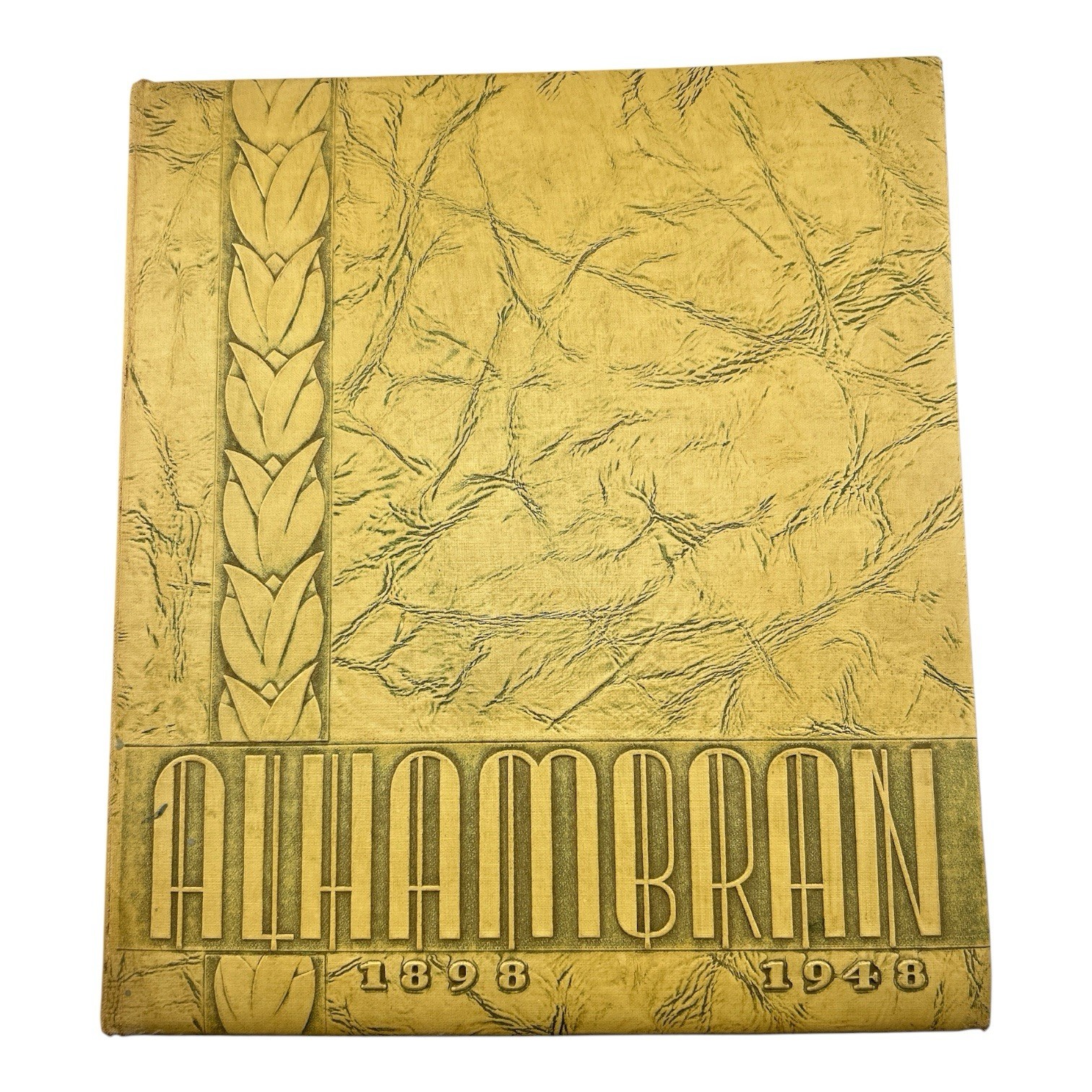 Vintage 1948 Alhambran Alhambra California City High School Yearbook- Signed