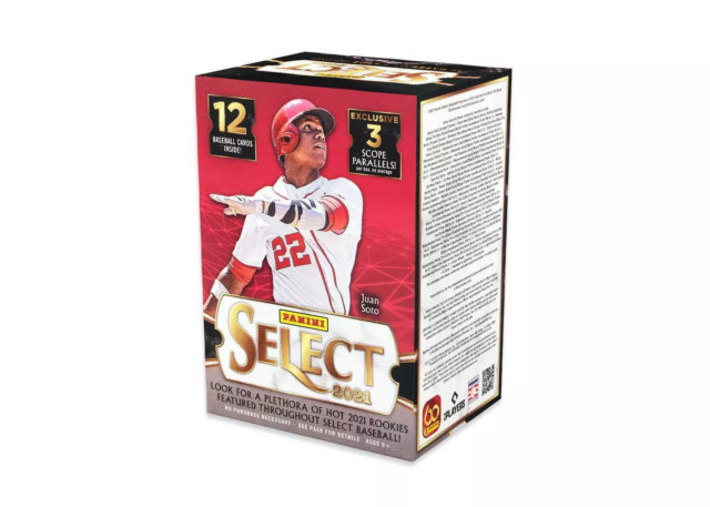 2021 Panini Select Baseball Factory Sealed Blaster Box EXCLUSIVE SCOPE PARALLELS