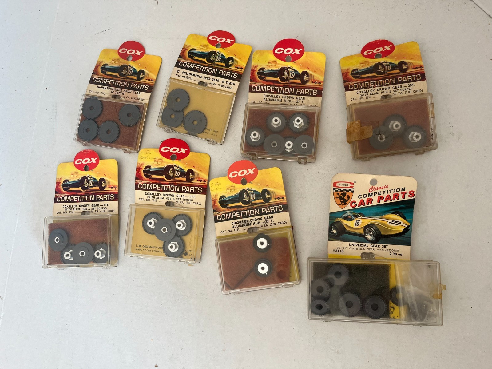 COX Competition Crown Spur Gear Misc. Lot NOS 3818 3817 4144 3321 3320 3110