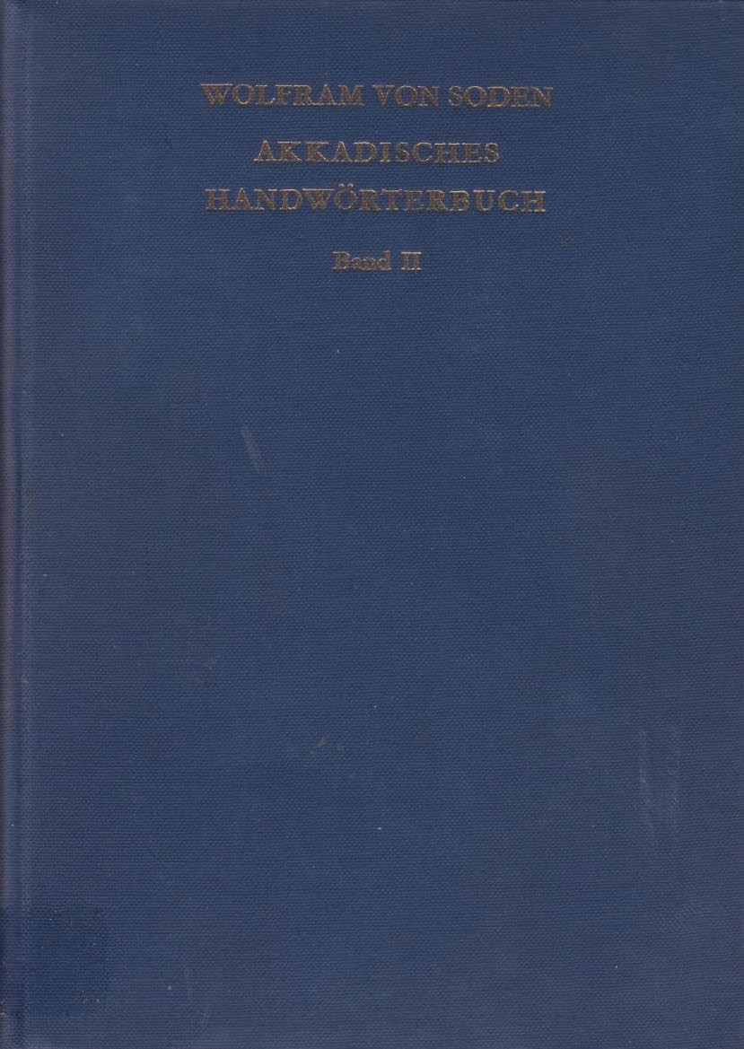 Akkadisches Handworterbuch: M-S (German Edition)