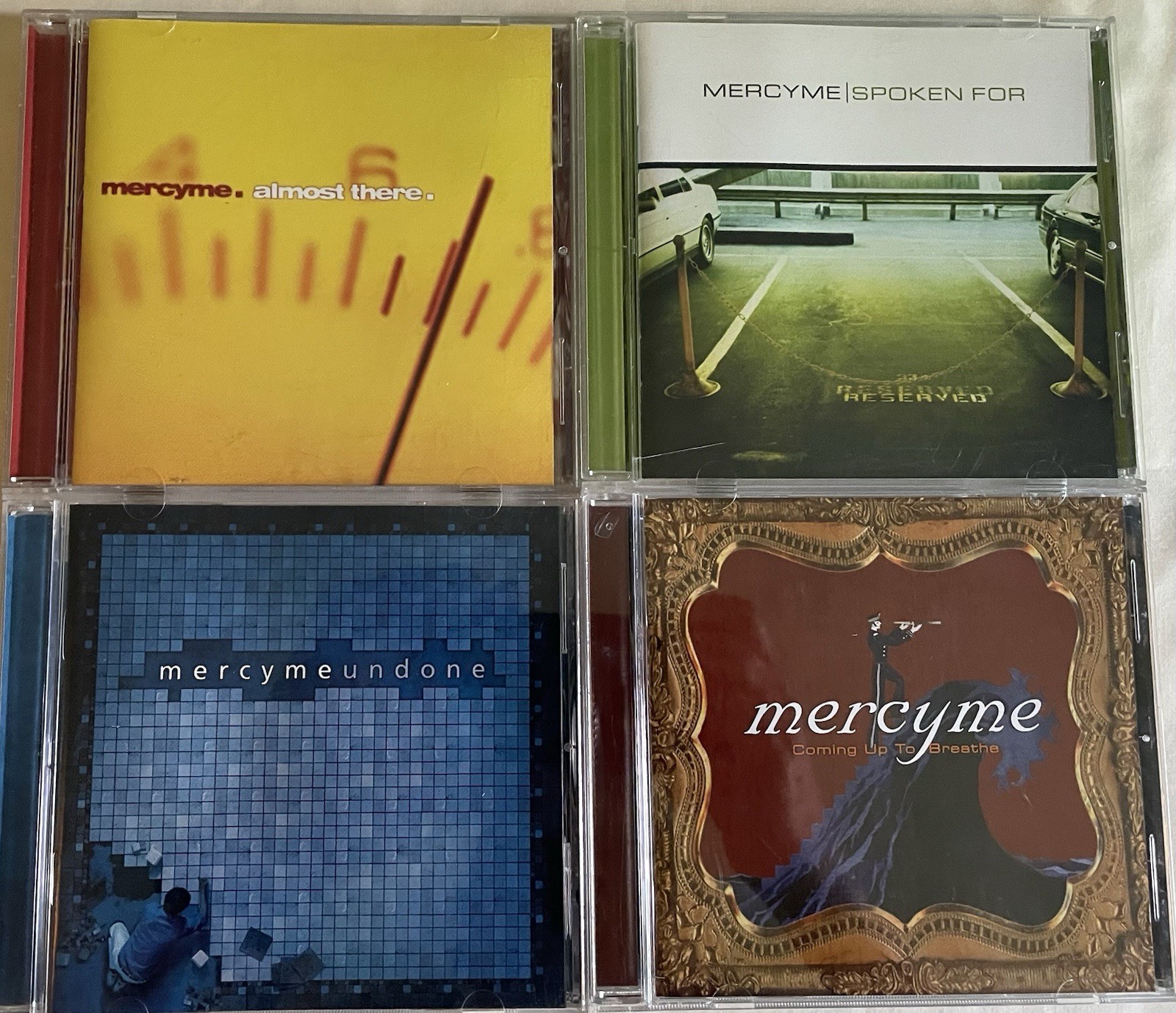 MercyMe CD Lot (4) Almost There, Spoken For, Undone, MercyMe Christian 2001 iNO MercyMe CD Lot (4) Almost There, Spoken For, Undone, MercyMe Christian 2001 iNO