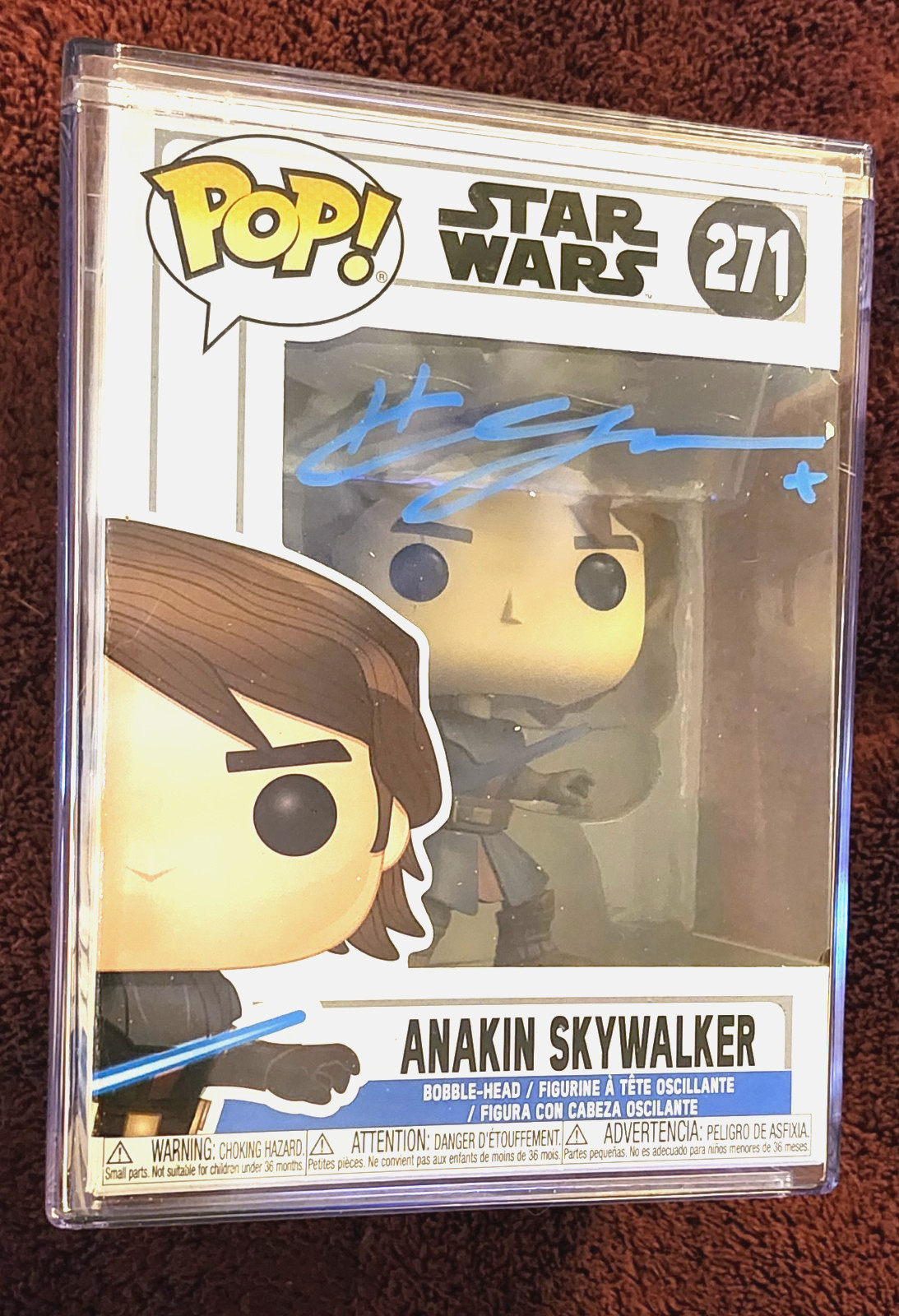Hayden Christensen ‘Star Wars’ Signed 'Anakin Skywalker' Funko 271 Official Pix Hayden Christensen ‘Star Wars’ Signed 'Anakin Skywalker' Funko 271 Official Pix