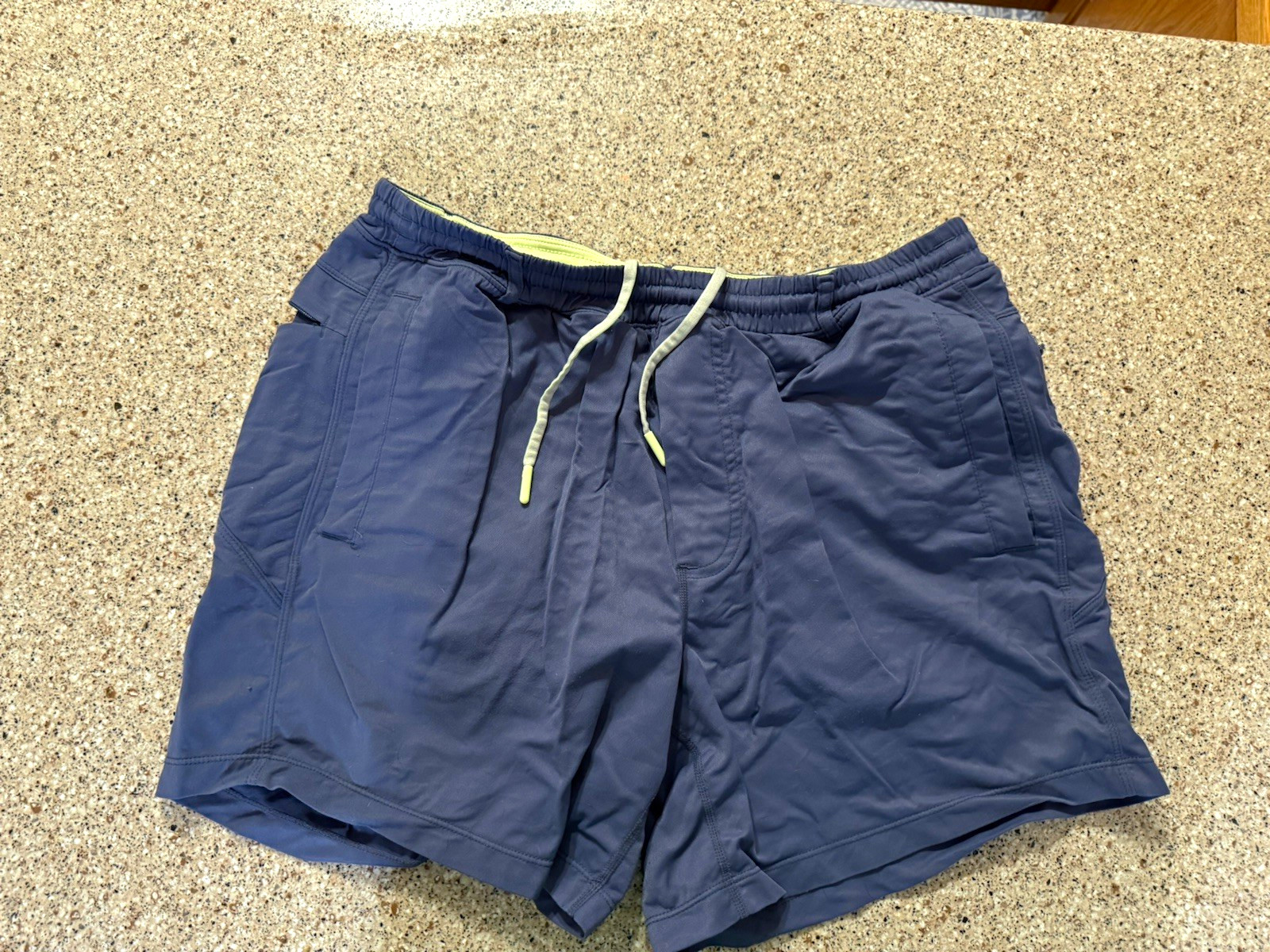 Bird Dogs Men\'s Blue Lined Athletic Shorts w/ Pockets Drawstring Size L Bird Dogs Men\'s Blue Lined Athletic Shorts w/ Pockets Drawstring Size L