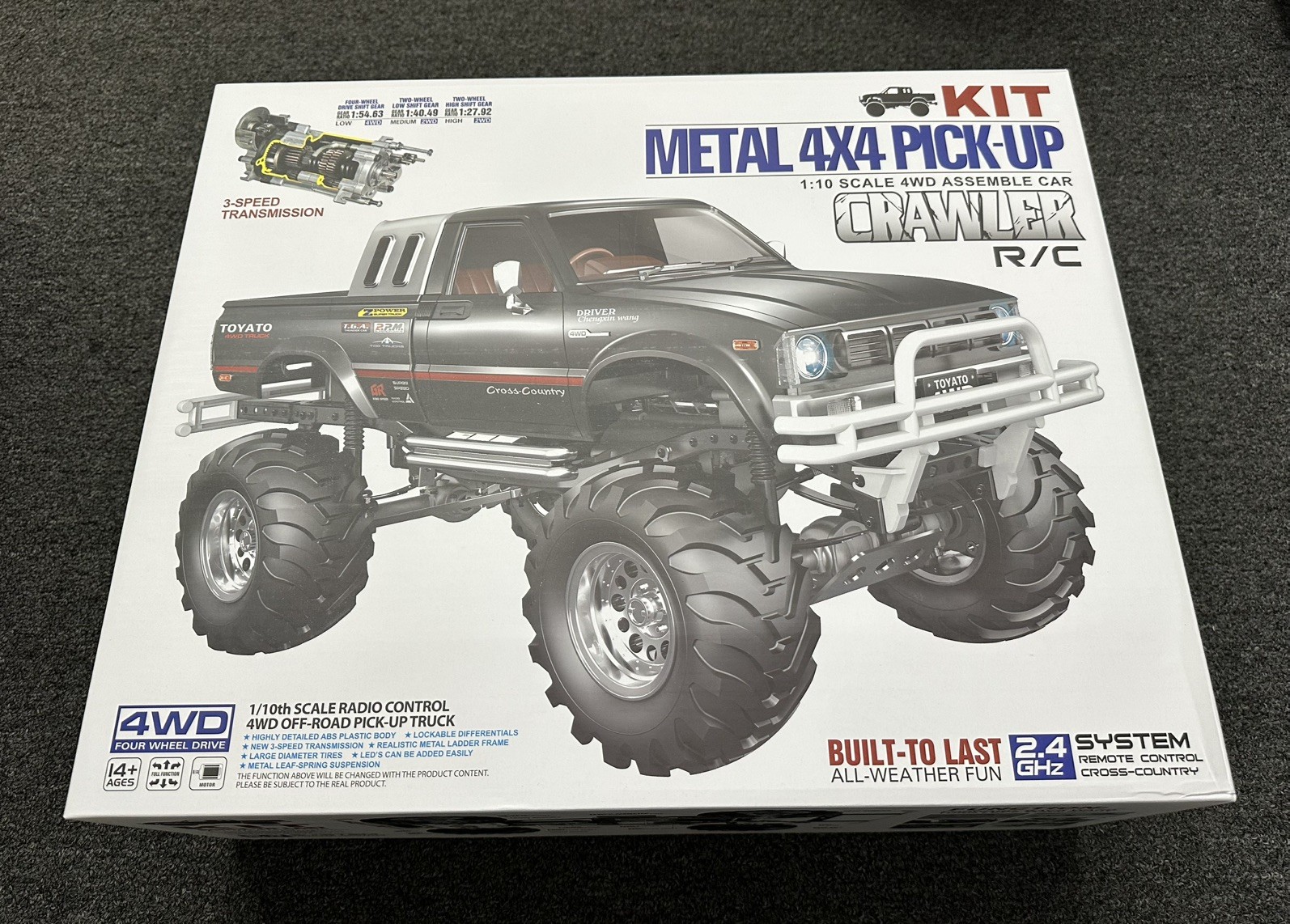 HG P407A Kit Tamiya Bruiser Clone RC Pickup Brand New