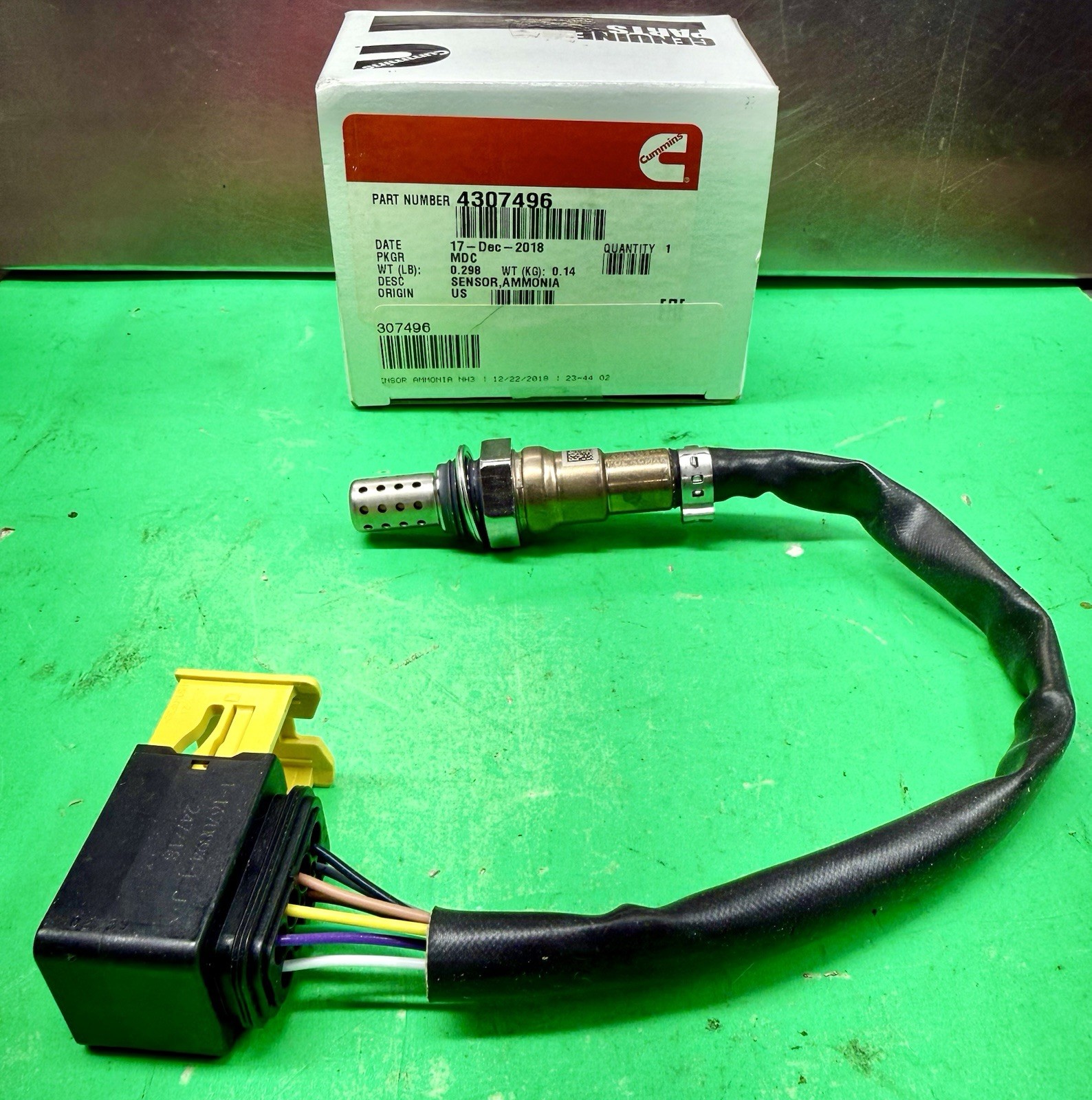 GENUINE CUMMINS 4307496 AMMONIA NH3 SENSOR ISB ISX QSB EPA13 6.7L⚡SHIPS FREE⚡