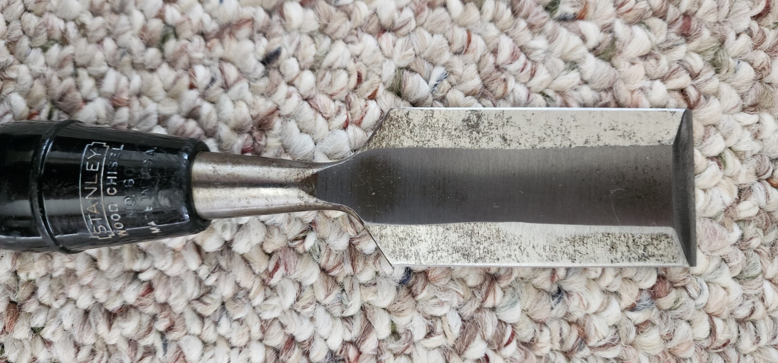 Vintage Stanley No.60 Bevel Edge  Paring Chisel 1-1/2'' Wide Made In USA.
