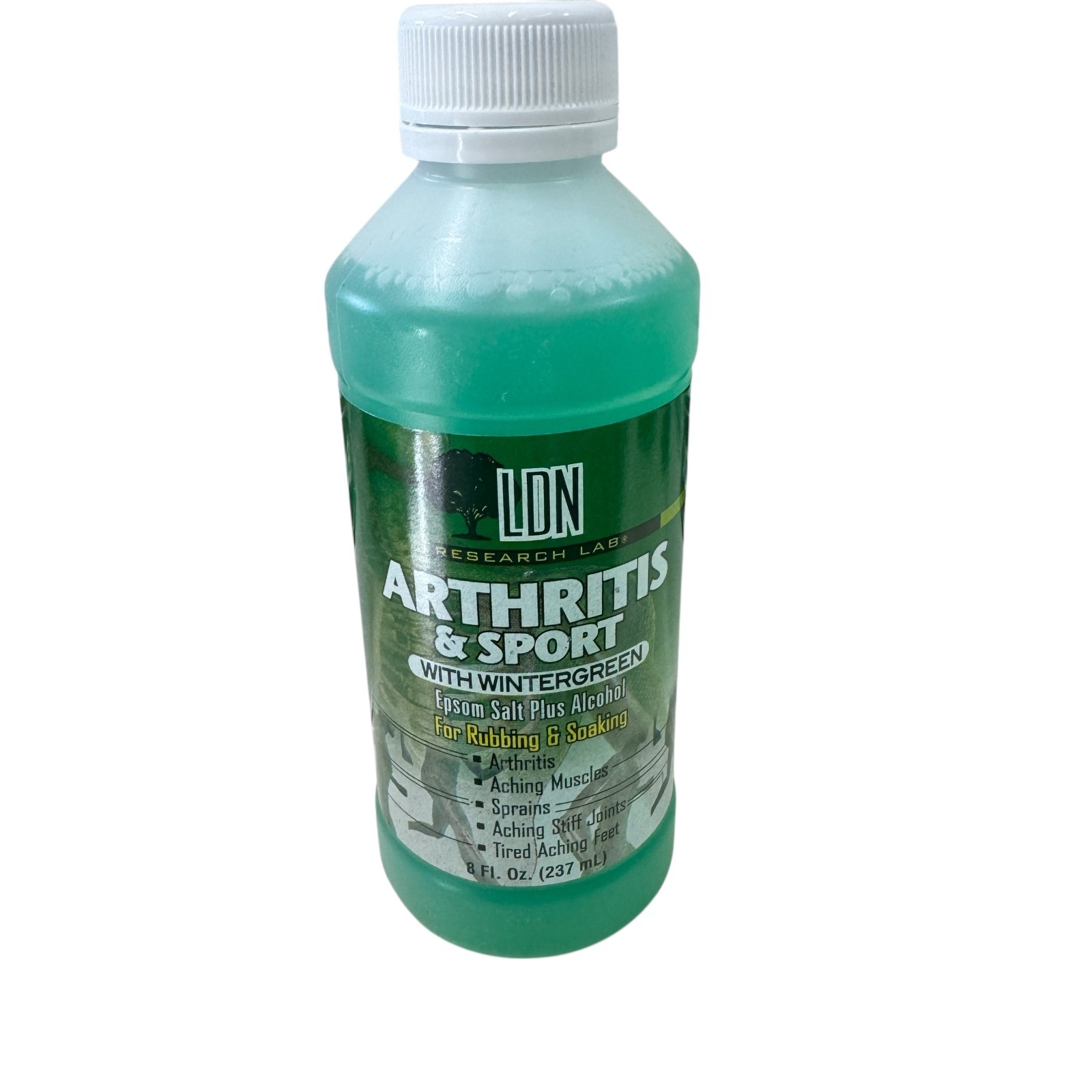 SHIP24H-LDN Research 8oz Arthritis & Sport W Wintergreen Epsom Salt Plus Alcohol