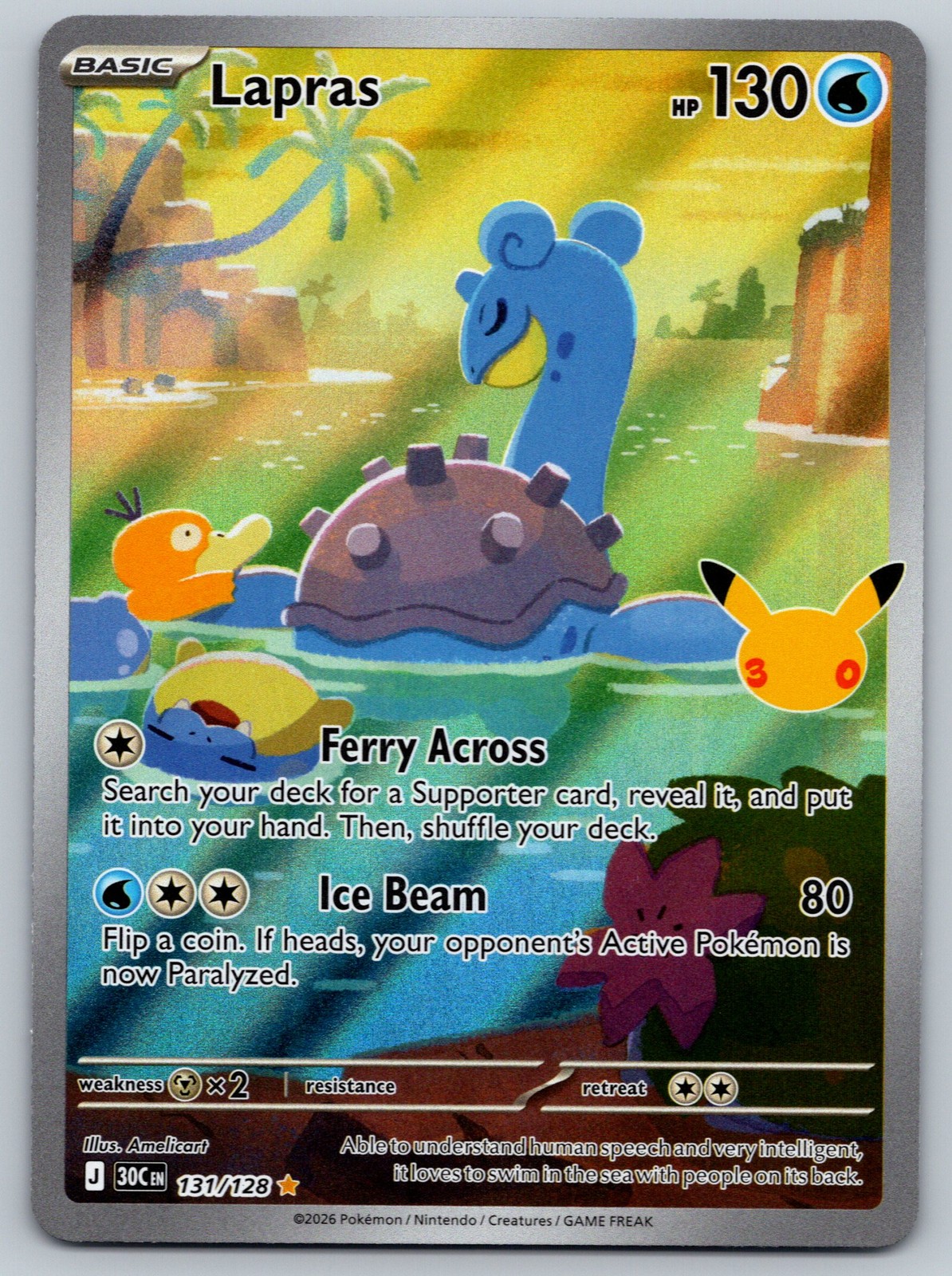 Lapras 30th Celebration #131/128