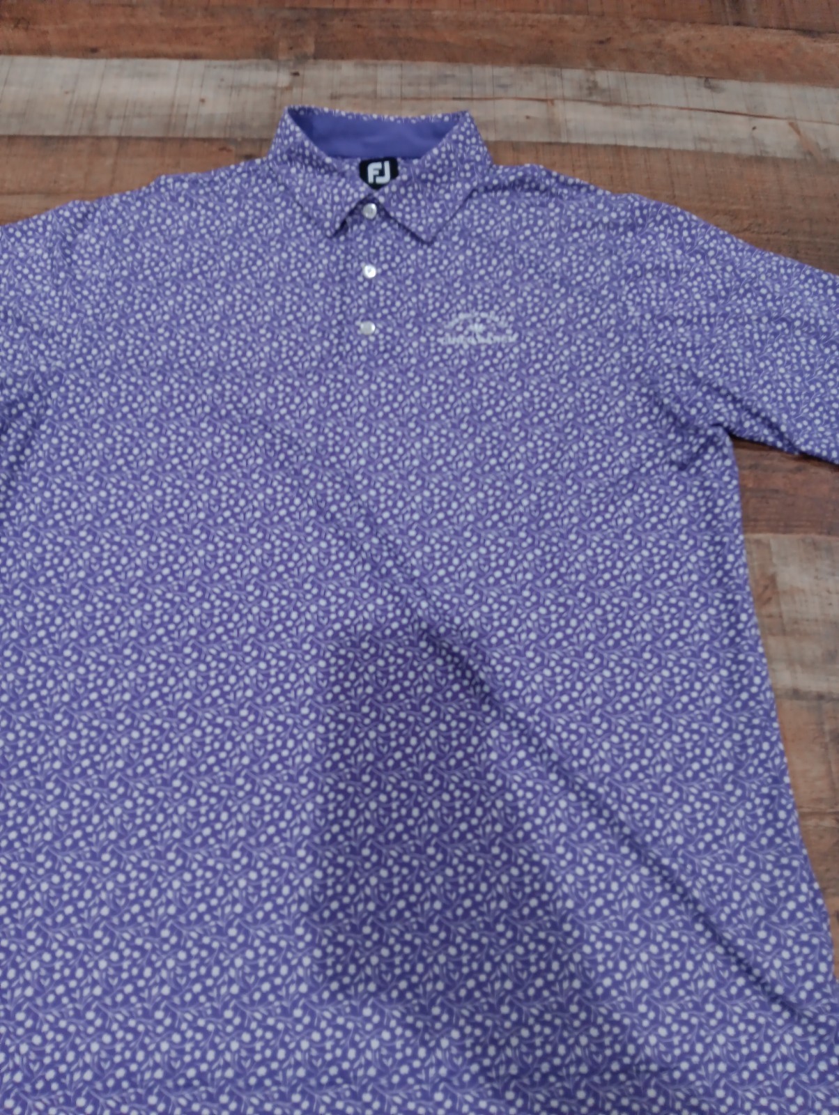 Men’s Footjoy Golf Club Purple Polo Tulip Print All Over Print Xl 2817 Men’s Footjoy Golf Club Purple Polo Tulip Print All Over Print Xl 2817