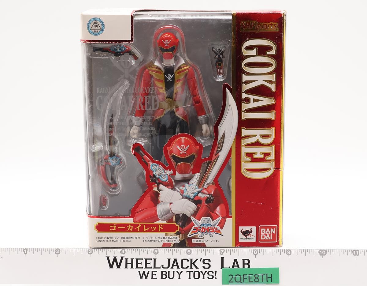 SH Figuarts Gokai Red Kaizoku Sentai Gokaiger Power Rangers 2011 Bandai MIB
