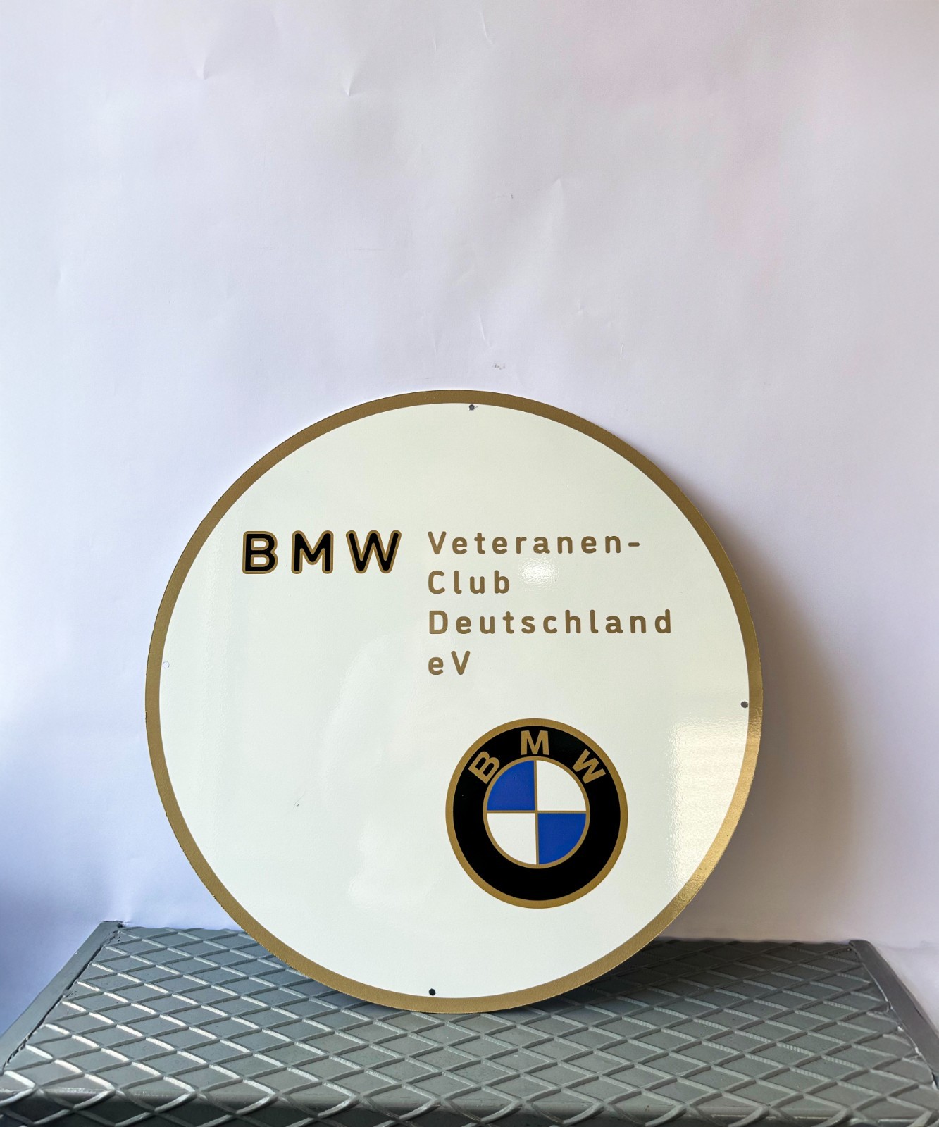 BMW Veteranen Club Deutschland e.V. Sign  Official Heritage Emblem Metal Sign