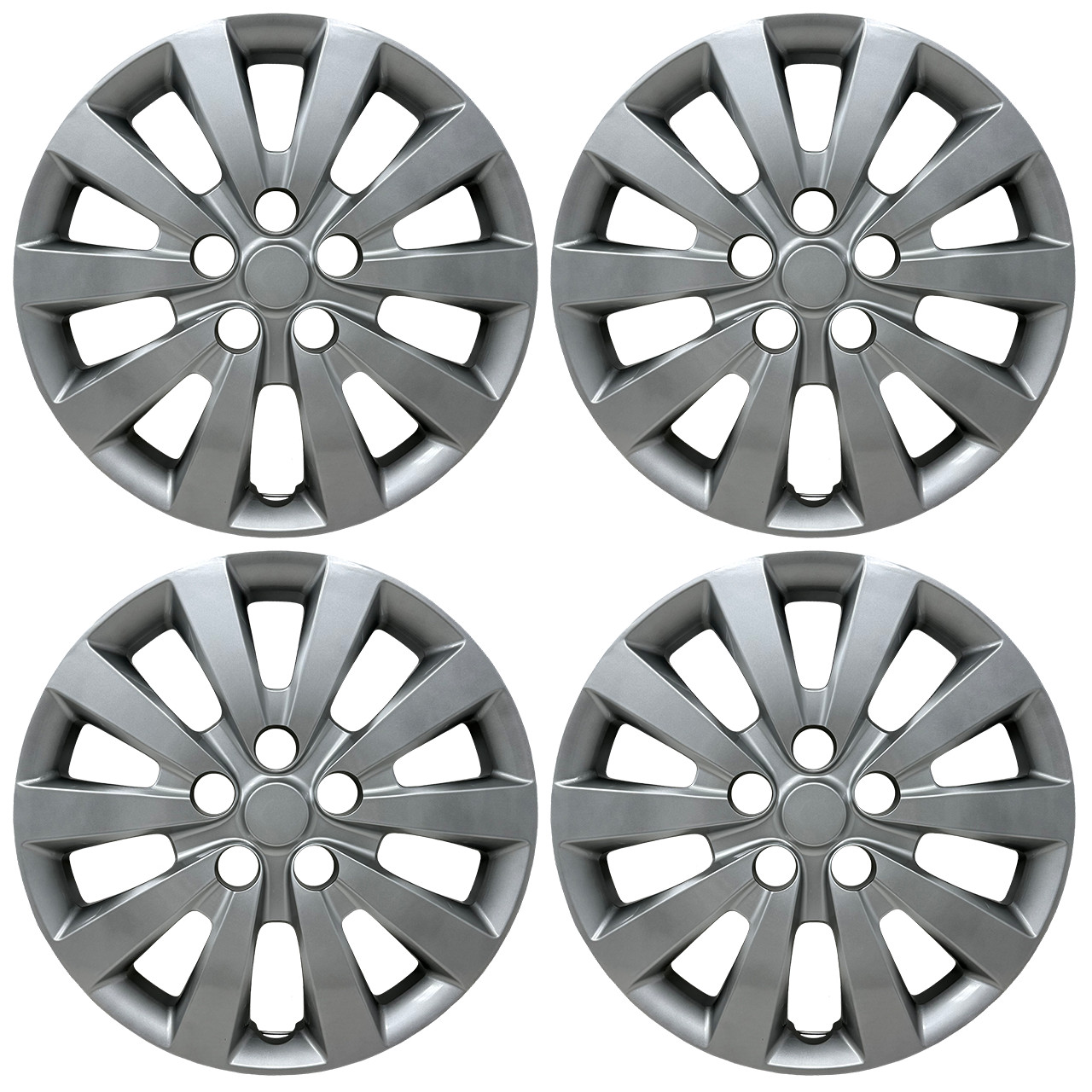 NEW Hubcap Set for Nissan Sentra 2013-2019 Premium Replica 16-inch Silver 53089