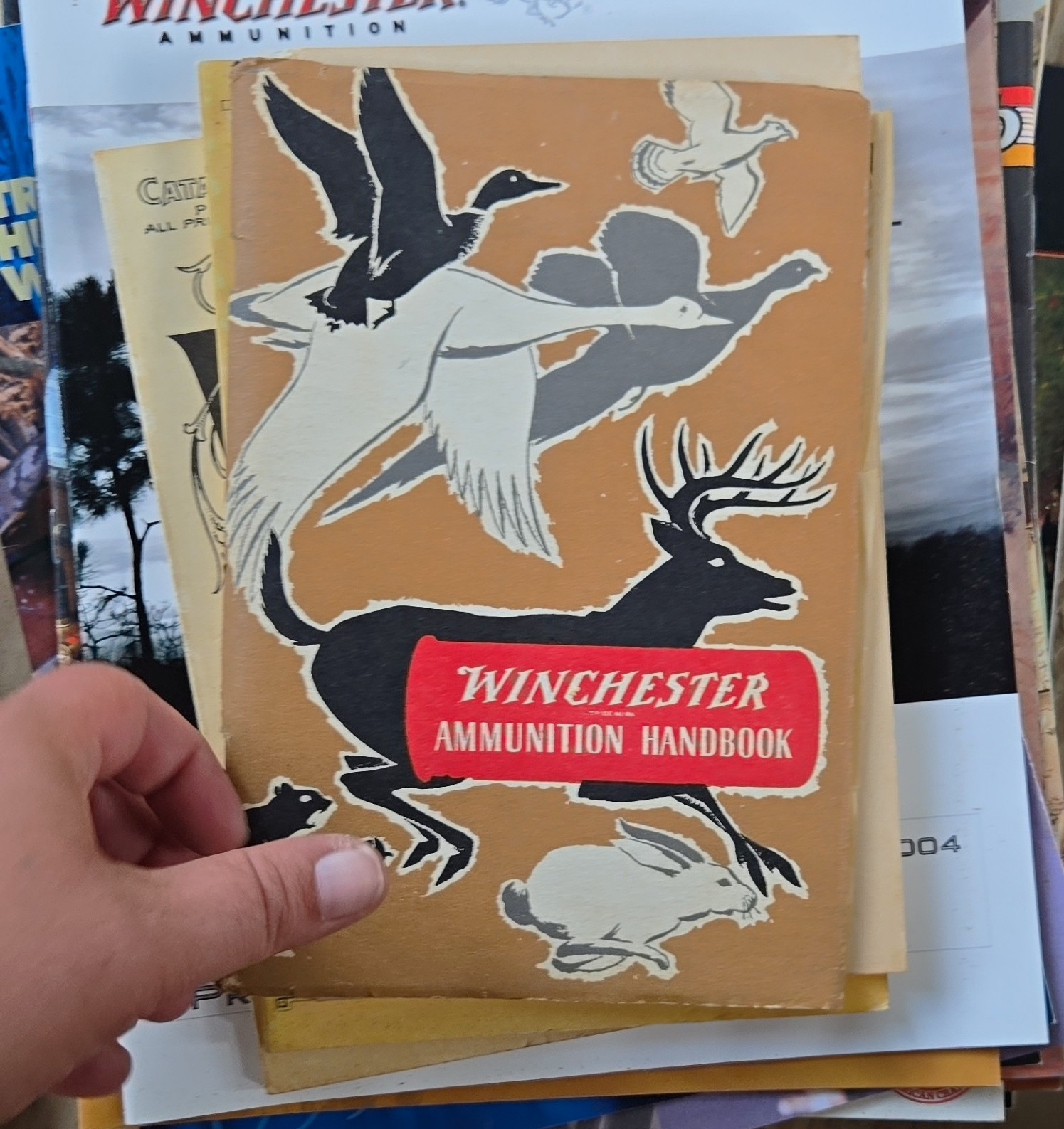 Winchester Vintage Ammunition Handbooks, Hunting Catalogs & Bulletins Lot