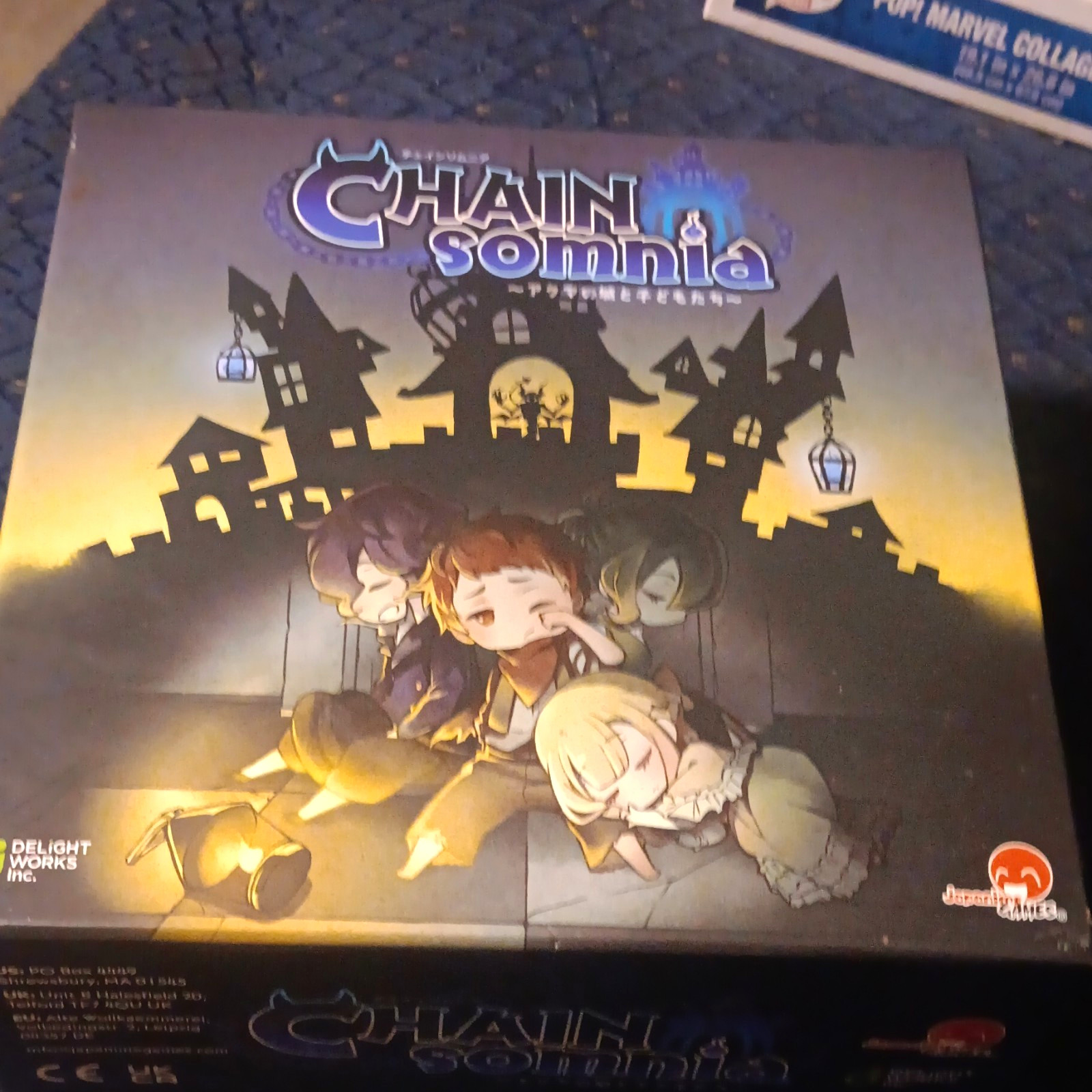 Japanime Games Chain Somnia Co-op Escape Board Game  COMPLETE Lightly Used
