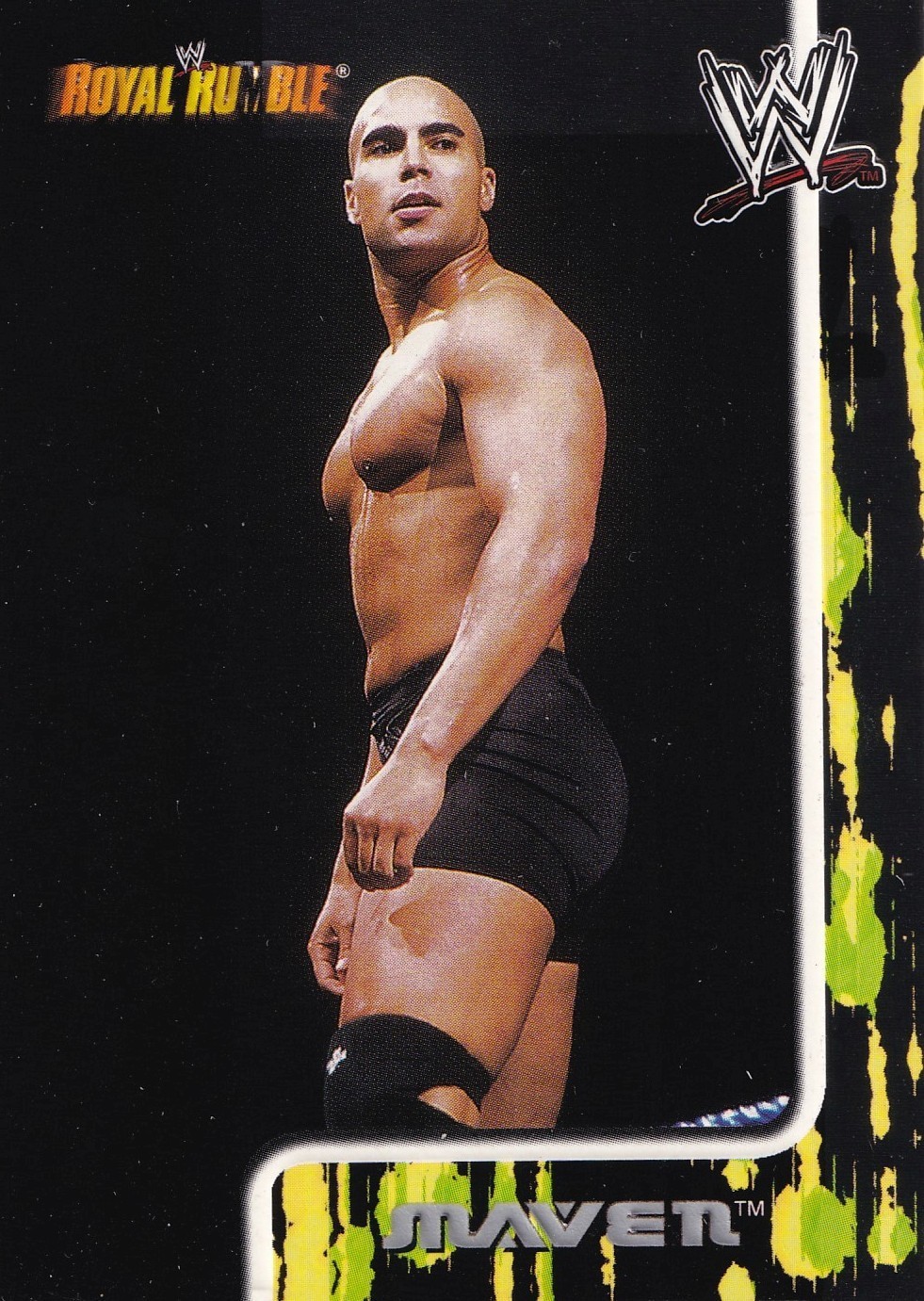 Maven Huffman 2002 Fleer WWE Royal Rumble Rookie Card #47 RC Superstar Legend
