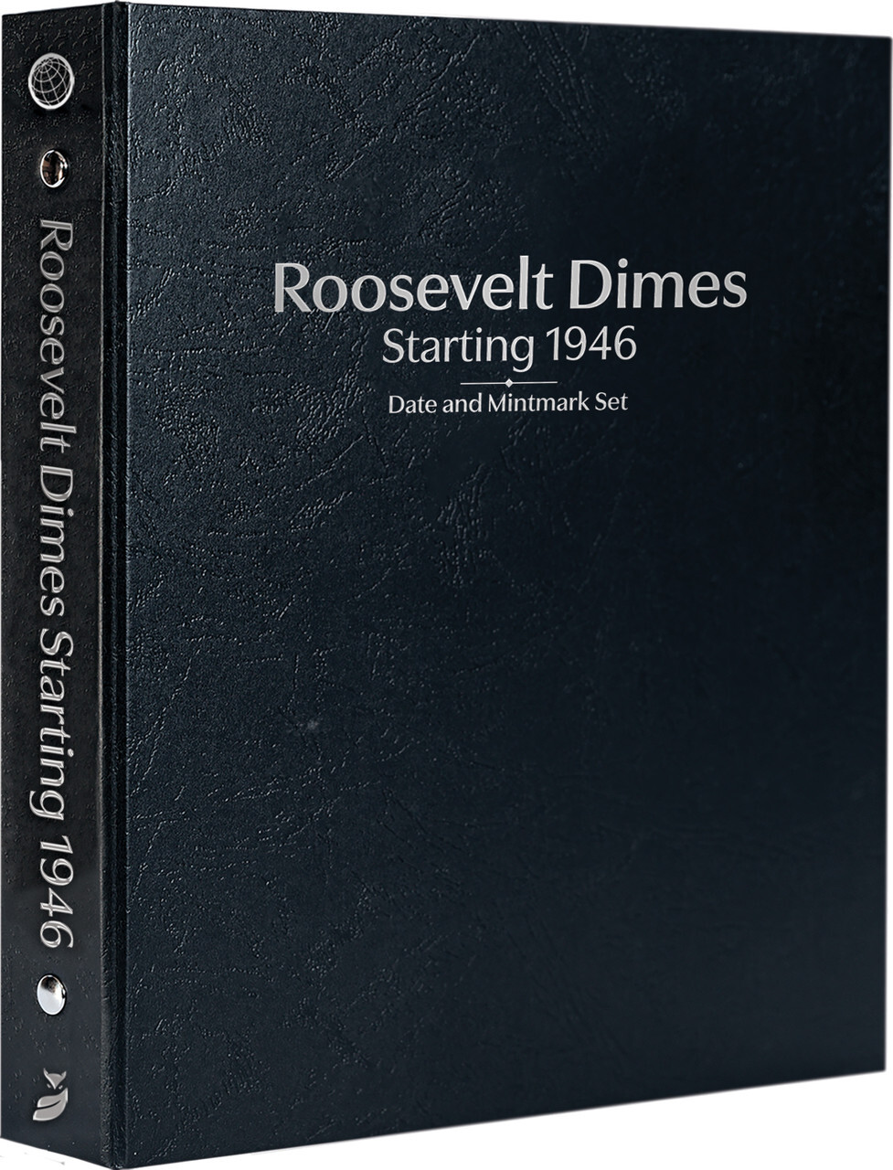 Roosevelt Dimes: Starting 1946 Date & Mintmark Set-Whitman Prestige™ Album-Black