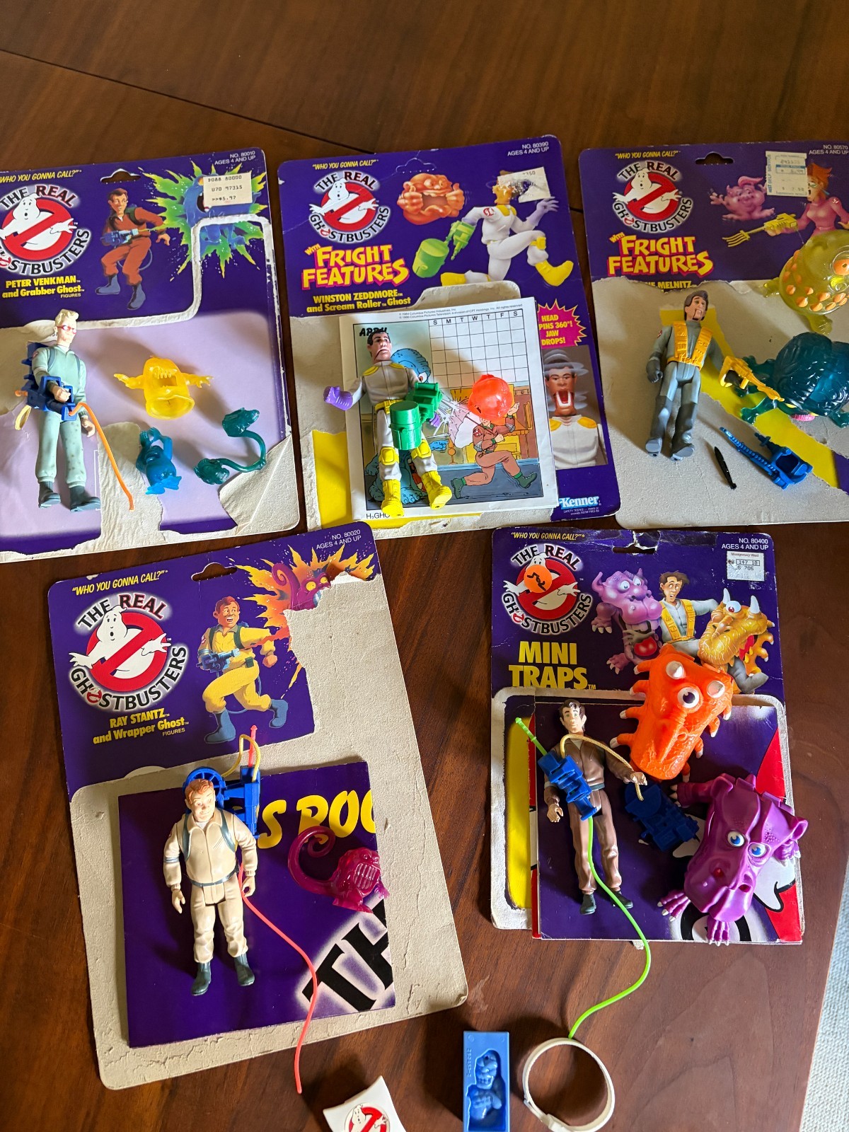 Vintage 1980s Kenner Real Ghostbusters Figure & Ghost Lot